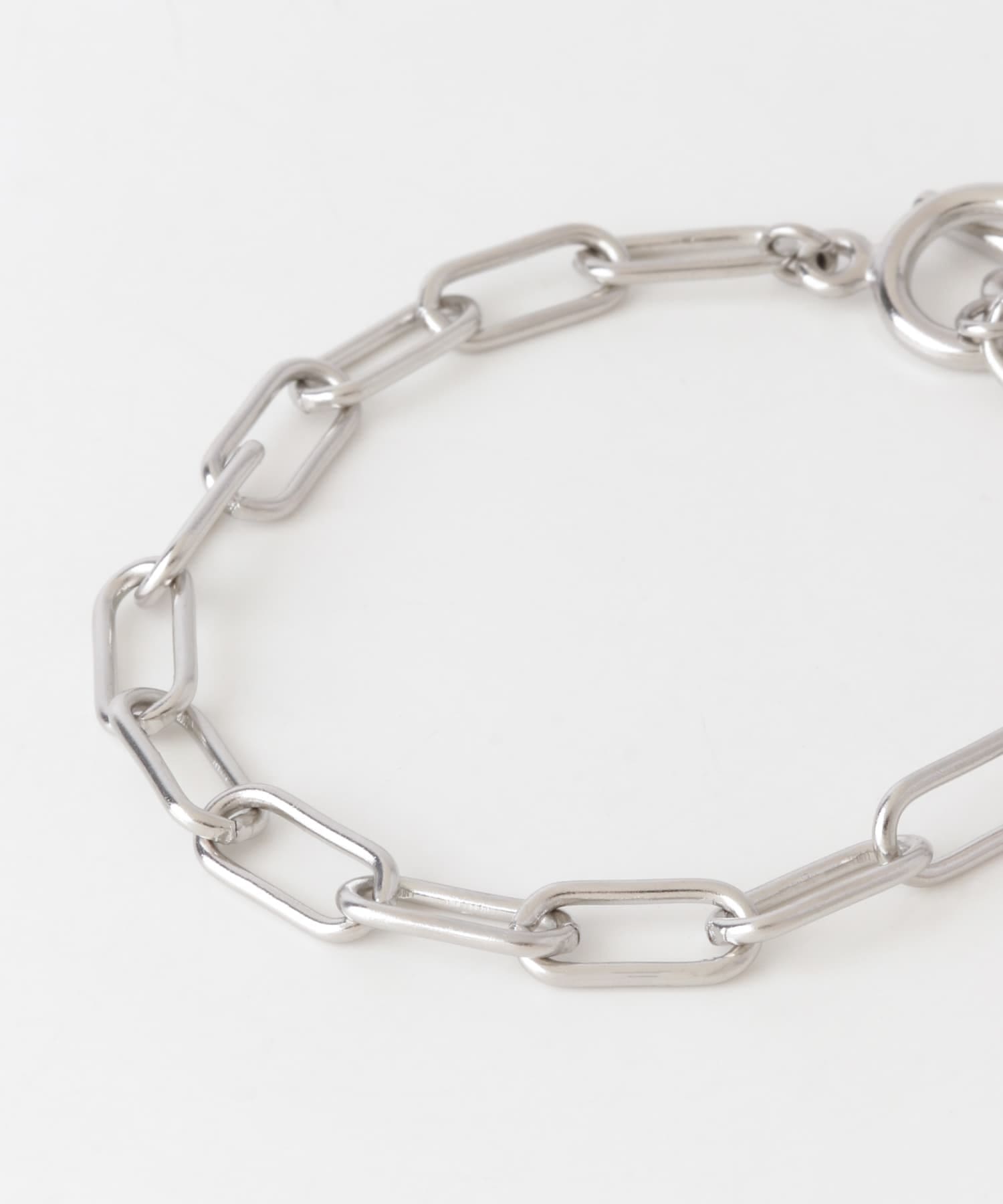 スクエアチェーンブレスレット SILVER -