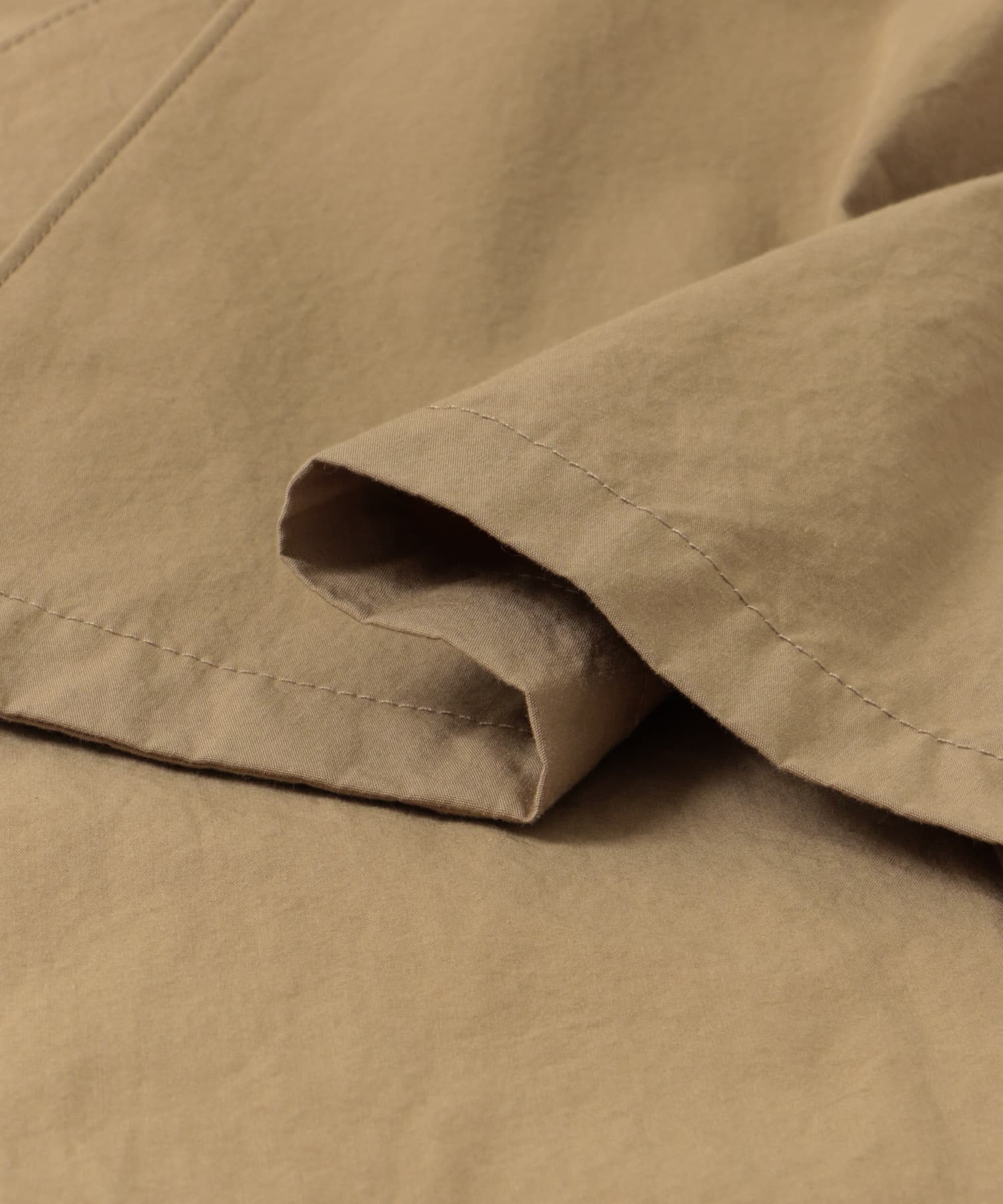 塩縮コットンステンカラーコート BEIGE M