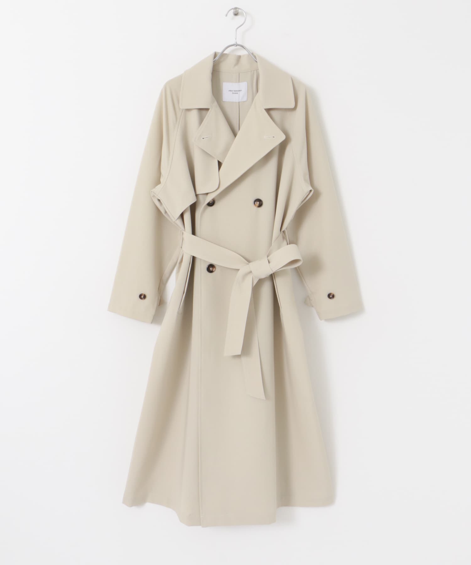ロングトレンチコート GREIGE M