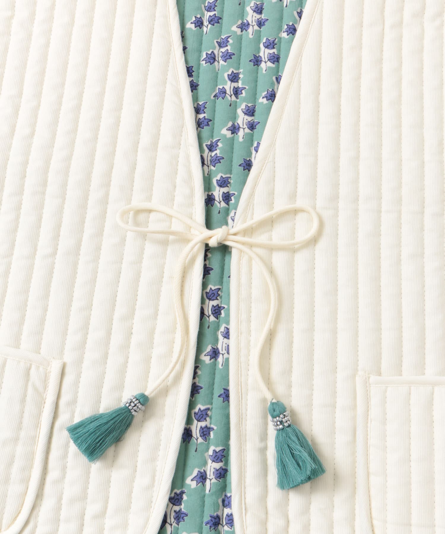 コットンリバーシブルキルティングベスト(M NATURAL): アウター｜URBAN