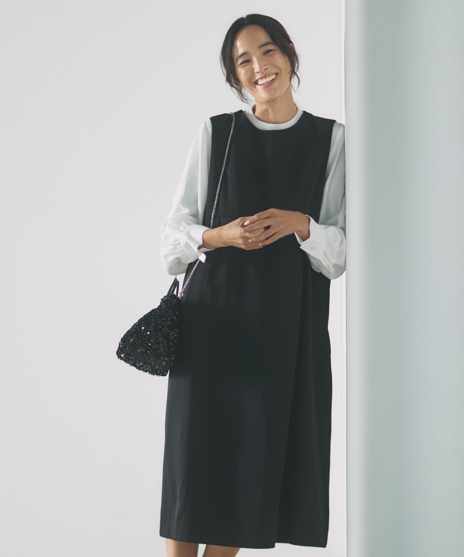 ナロードレスワンピース(S BLACK): ドレスライン|URBAN RESEARCH公式 ナロードレスワンピース(S BLACK): ドレスライン|URBAN RESEARCH公式