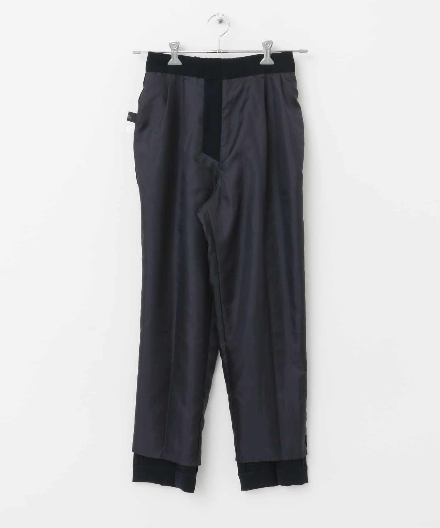 ドレステーパードパンツ NAVY S
