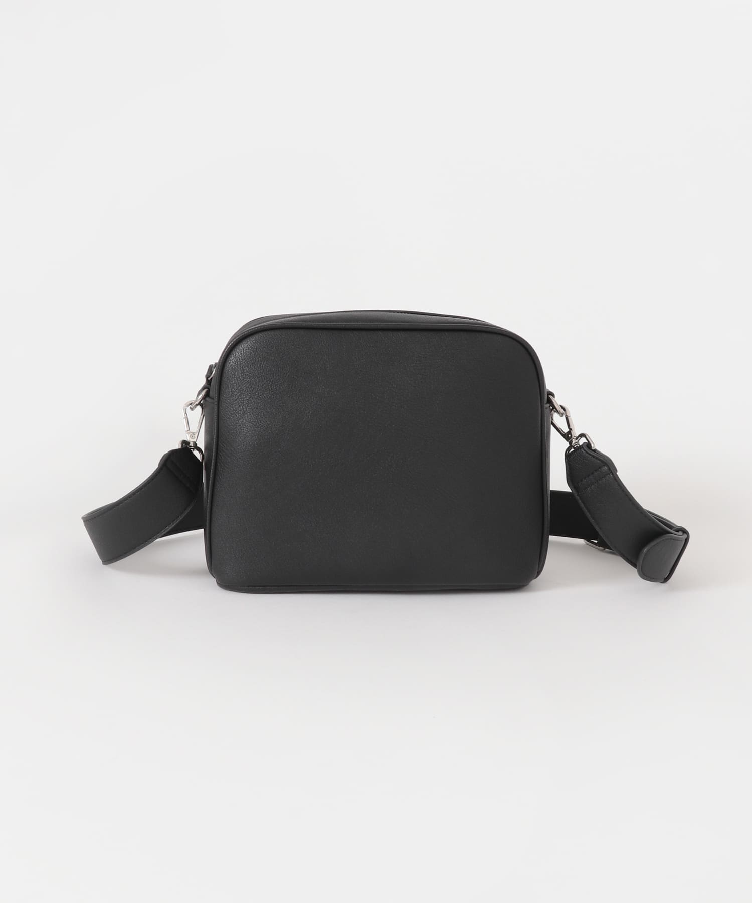 2WAYスクエアショルダーバッグ BLACK -