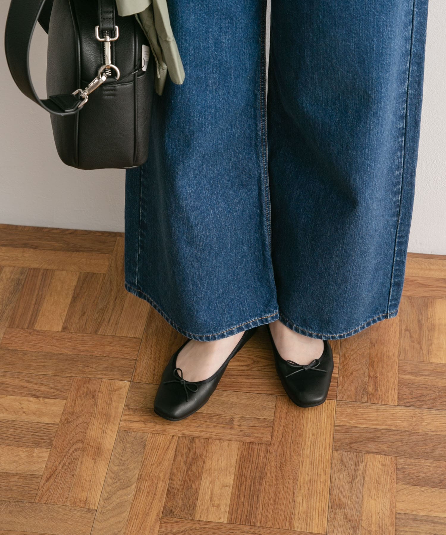 やわらかバレエシューズ BLACK 36