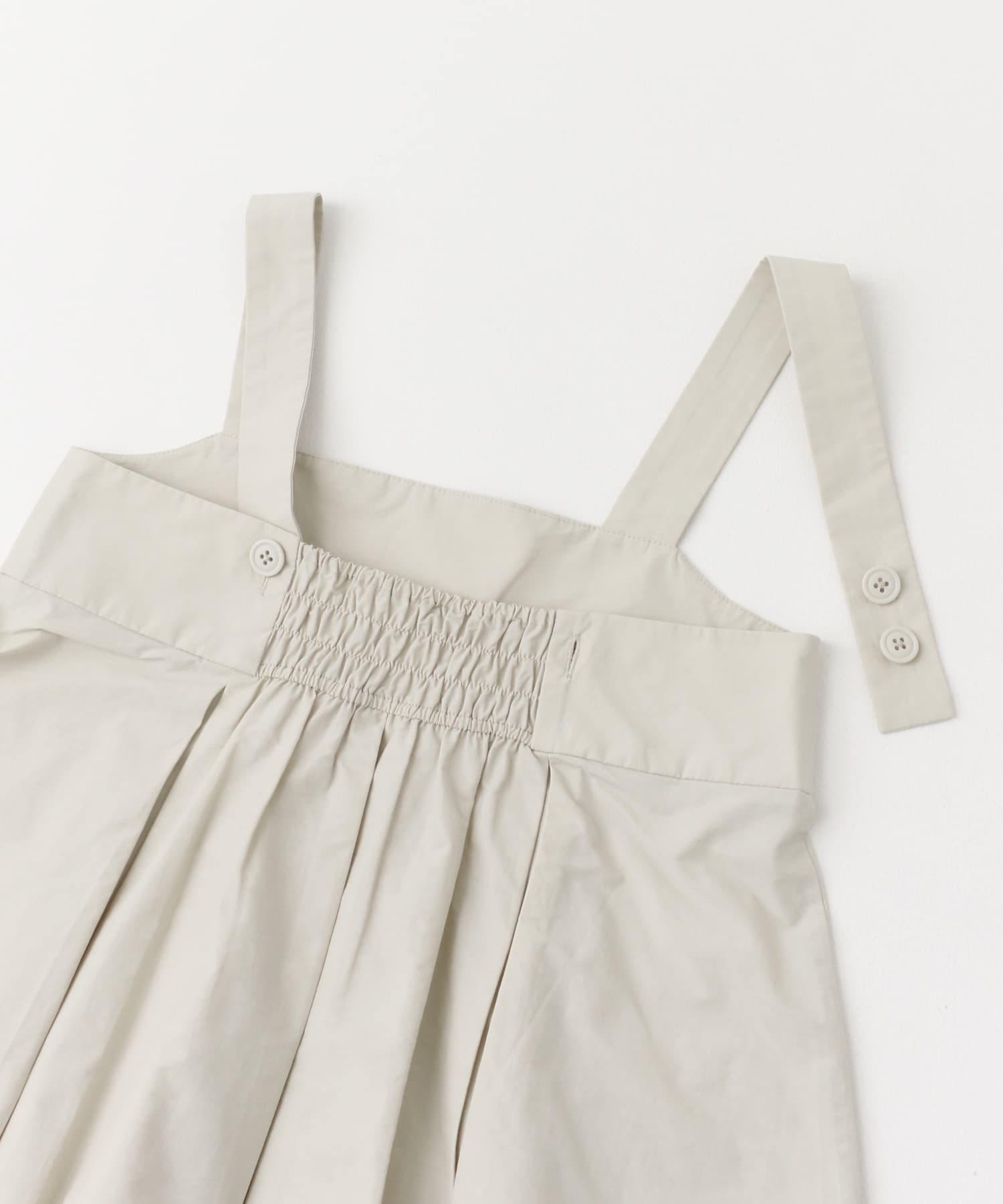 『WEB/一部店舗限定』ペプラムキャミソールブラウス(KIDS) IVORY 150