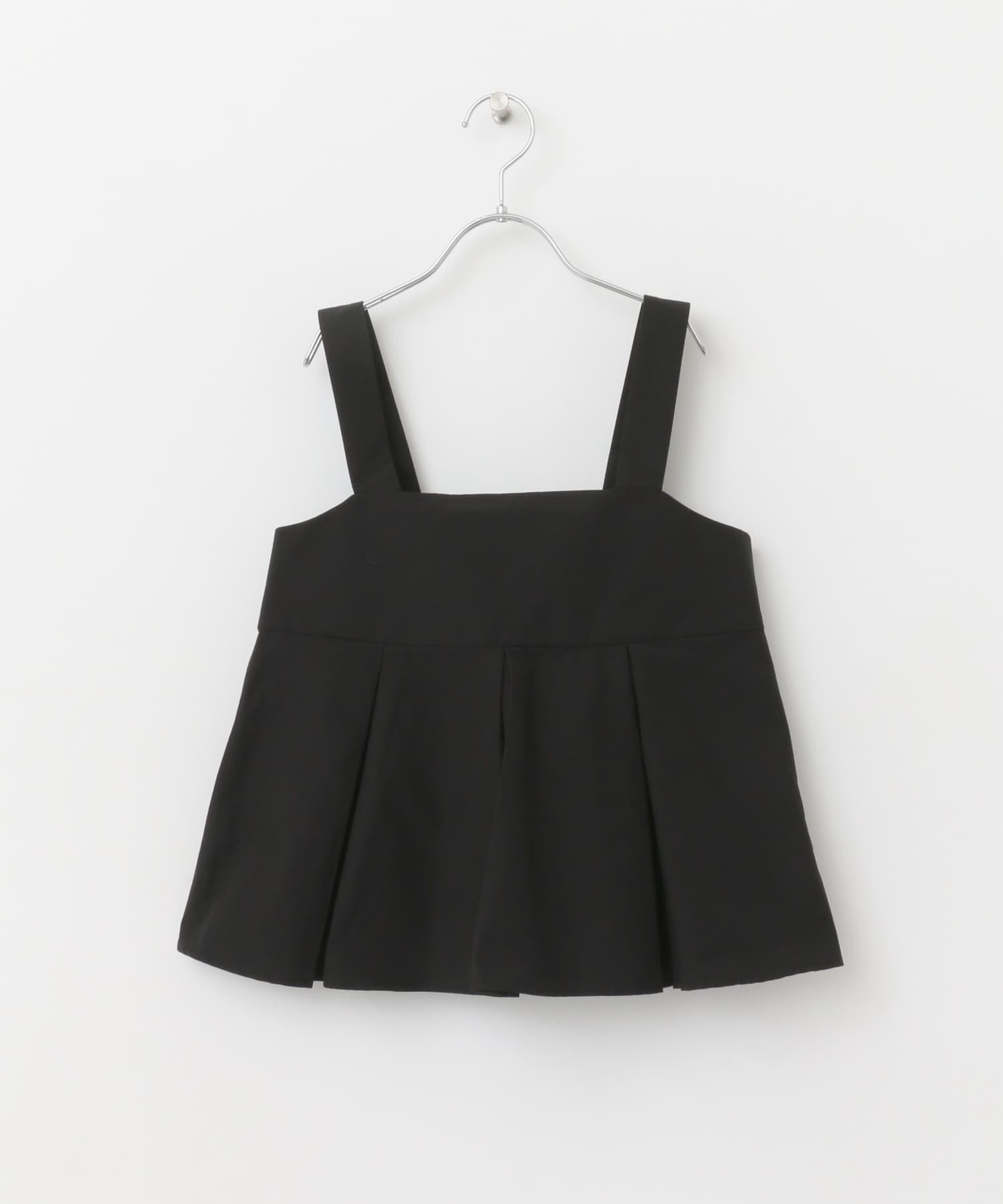 『WEB/一部店舗限定』ペプラムキャミソールブラウス(KIDS) BLACK 150