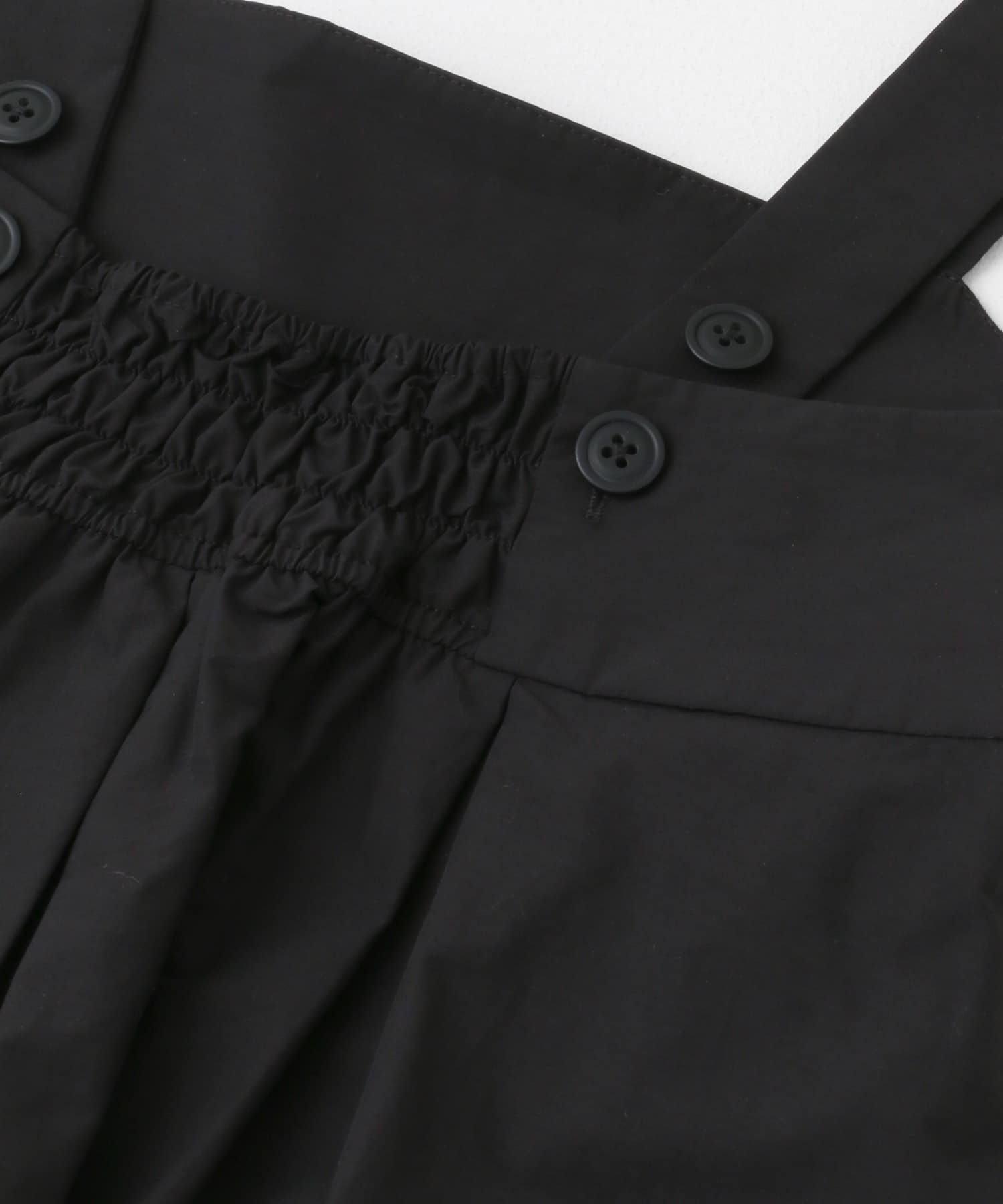 『WEB/一部店舗限定』ペプラムキャミソールブラウス(KIDS) BLACK 150