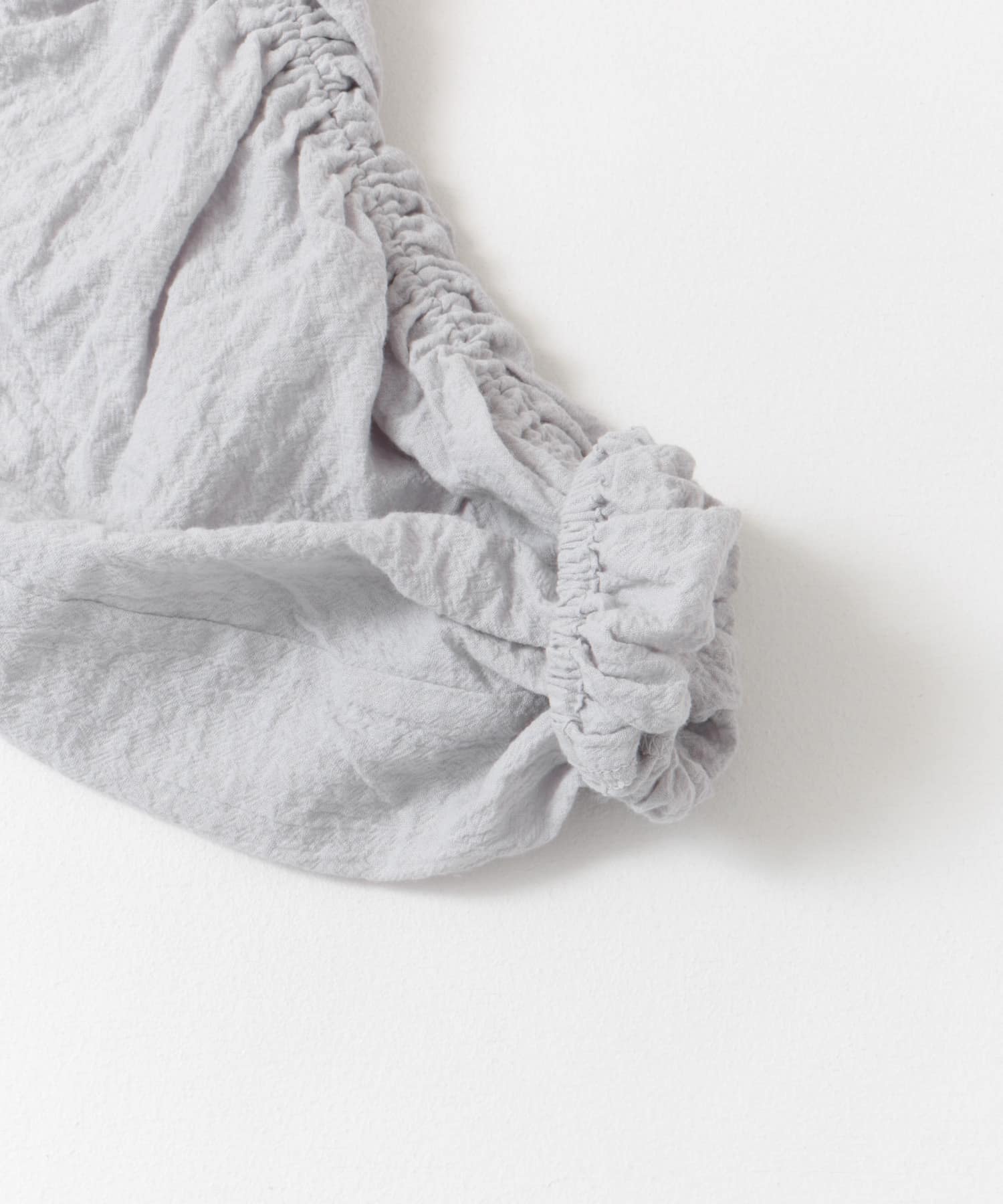 『親子リンク』ギャザースリーブブラウス(KIDS) ICE GRY 105