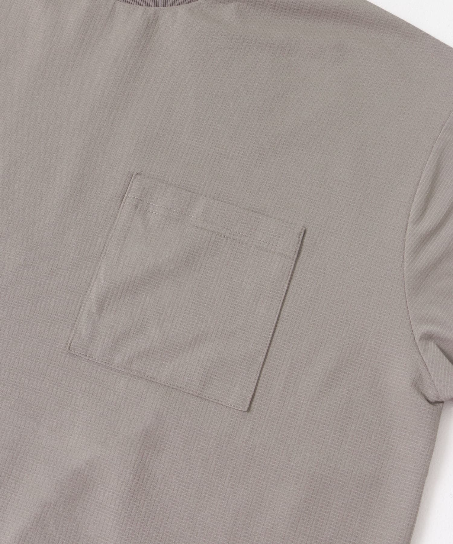 『吸水速乾/イージーケア/接触冷感』クイックドライ ワッフルメッシュ Tシャツ MOCHA M
