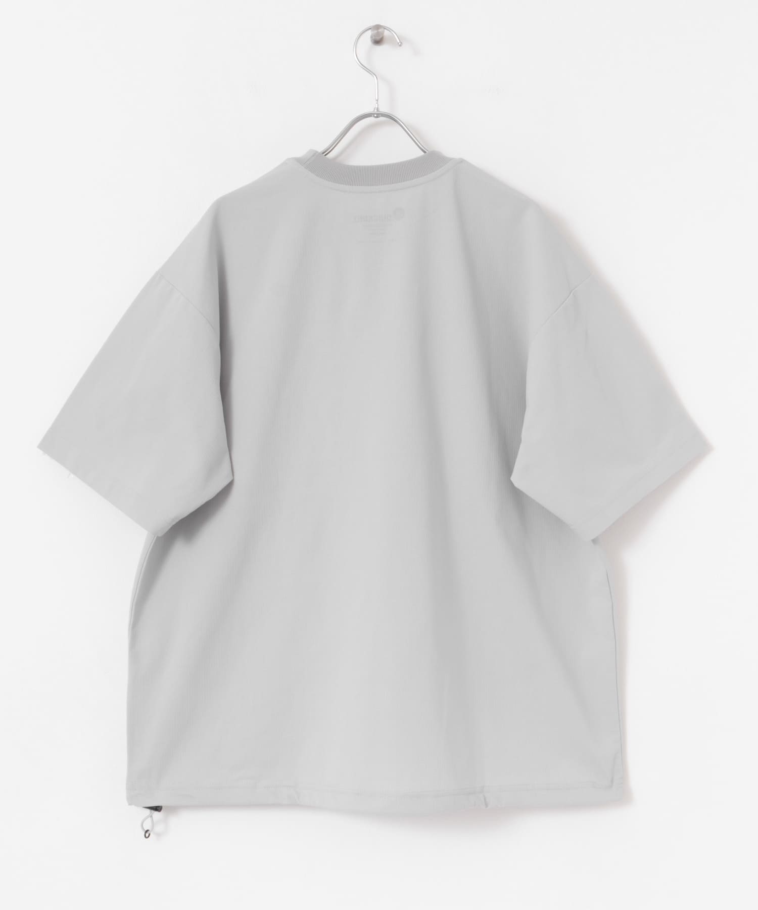 『吸水速乾/イージーケア/接触冷感』クイックドライ ワッフルメッシュ Tシャツ L.GRAY M