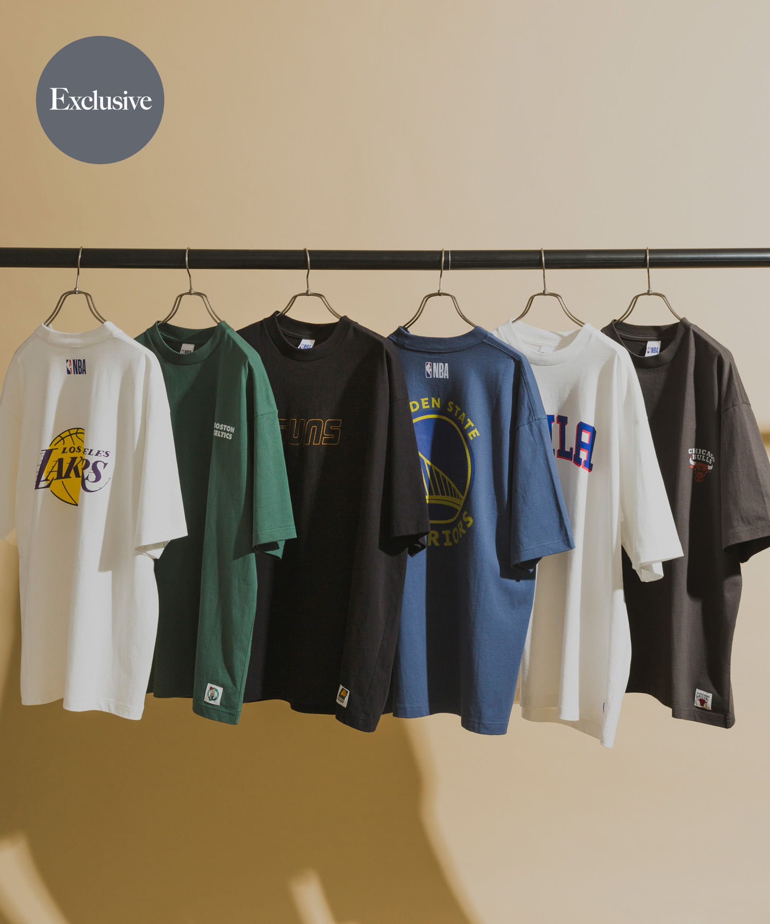 『WEB/一部店舗限定サイズ』『別注』NBA×DOORS　プリントTシャツ WHITE① XL