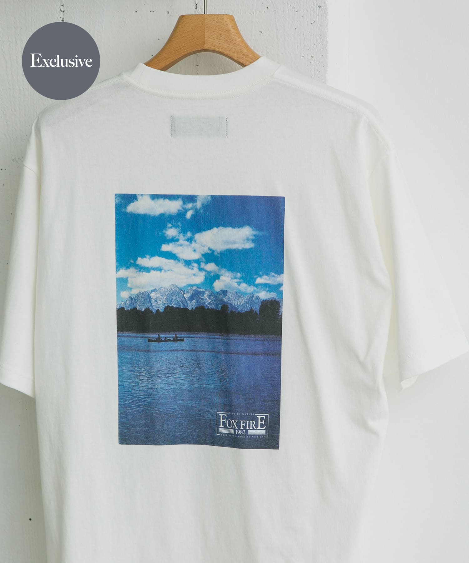 『別注』Foxfire×DOORS　フォトプリントTシャツ WHITE M