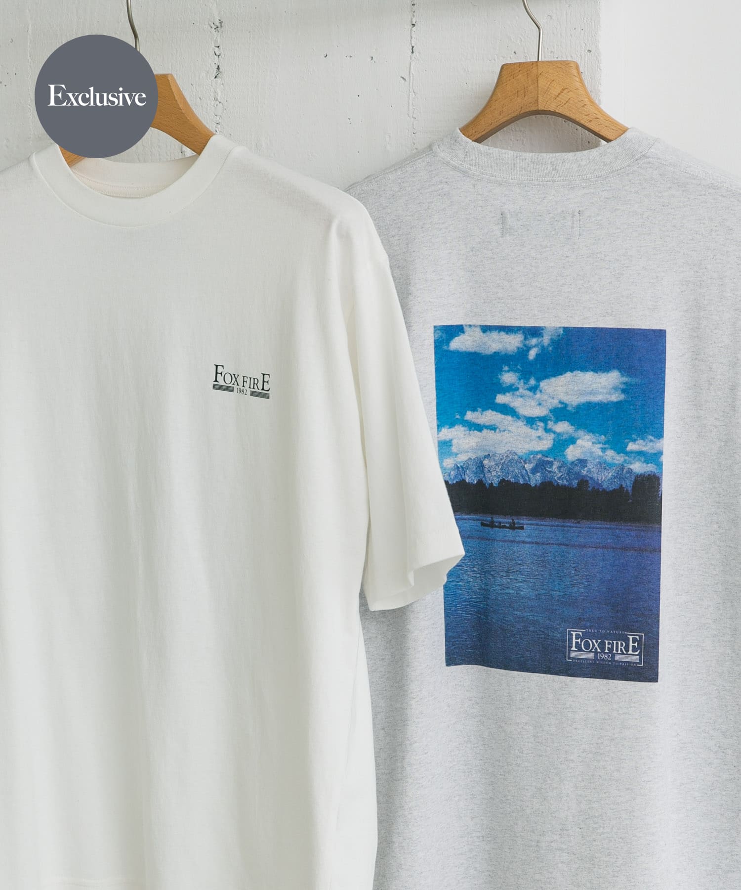 『別注』Foxfire×DOORS　フォトプリントTシャツ WHITE L