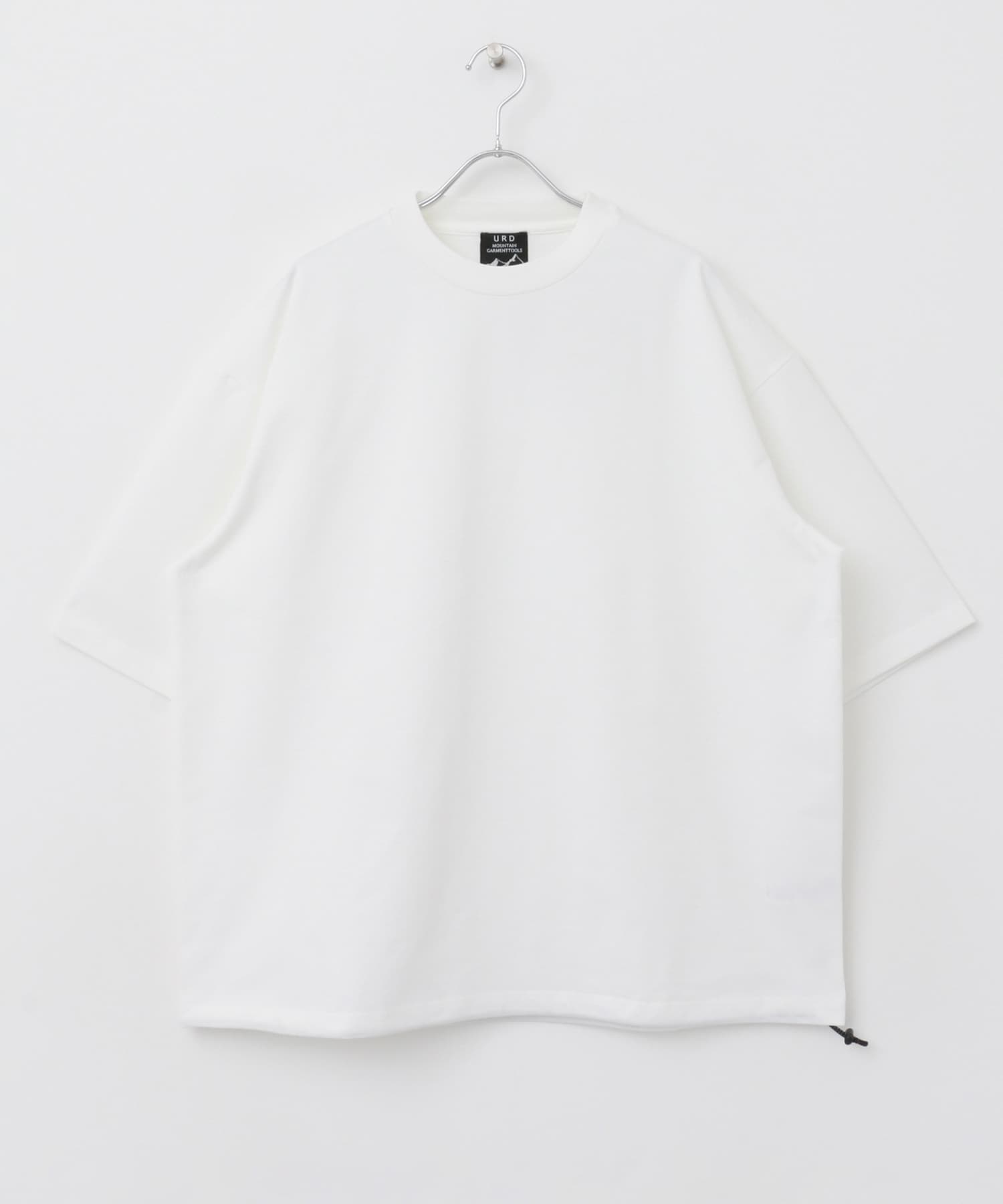 URD Drawstring Short-sleeve T-shirts WHITE M