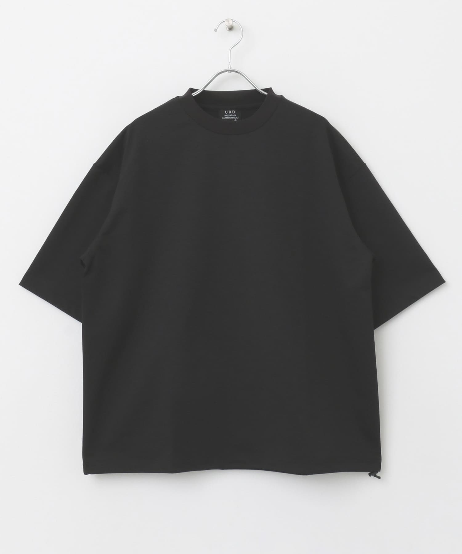 URD Drawstring Short-sleeve T-shirts BLACK M