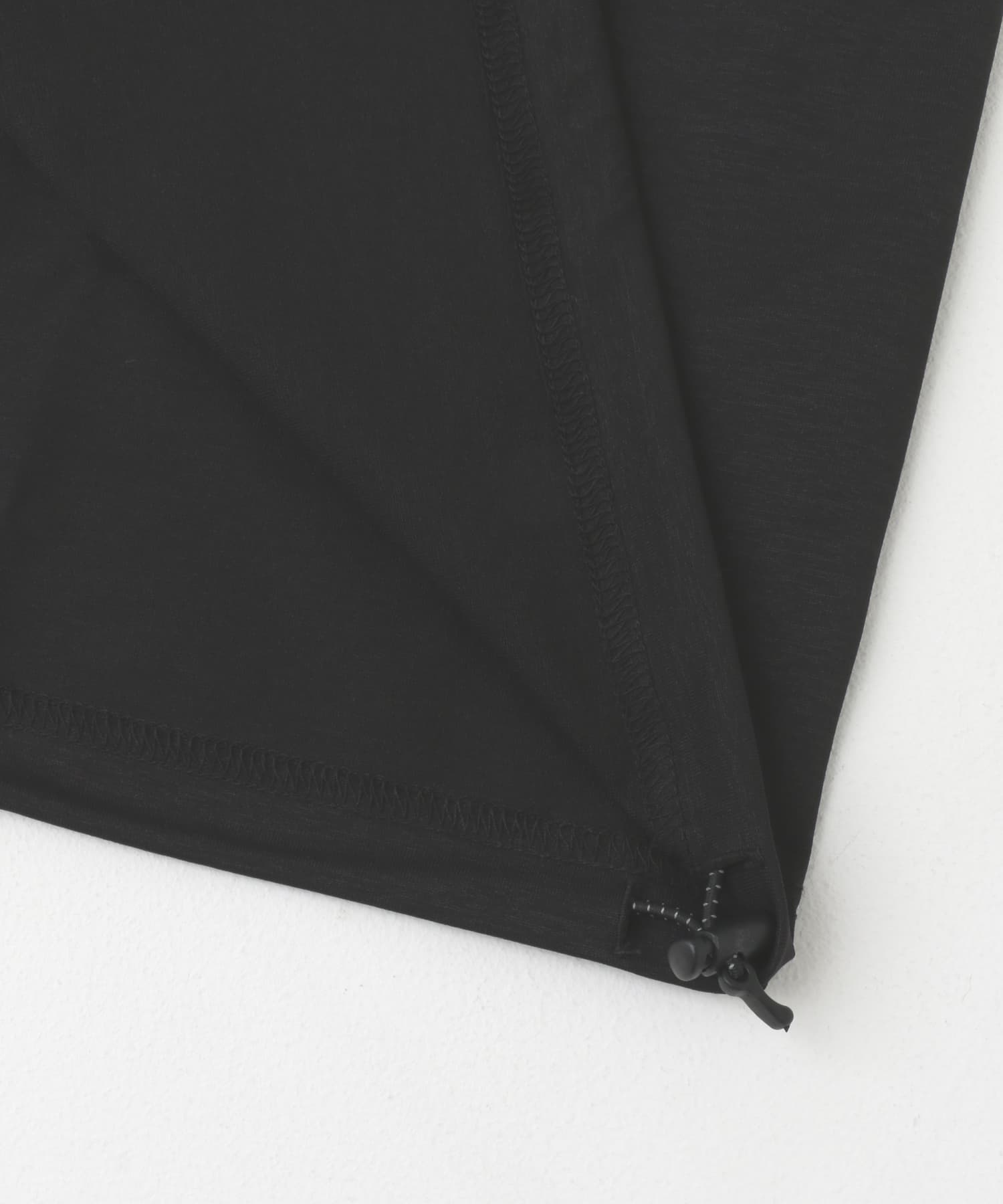 URD Drawstring Short-sleeve T-shirts BLACK M