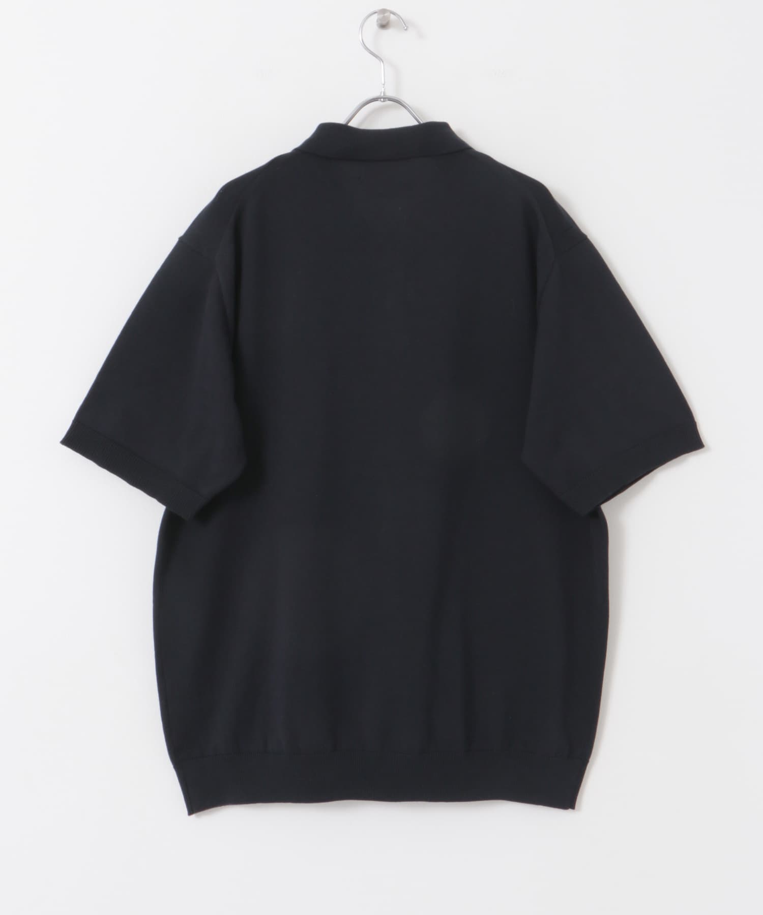 『別注』PENNEYS×DOORS　THE FOX ハイゲージ ニットポロ NAVY M