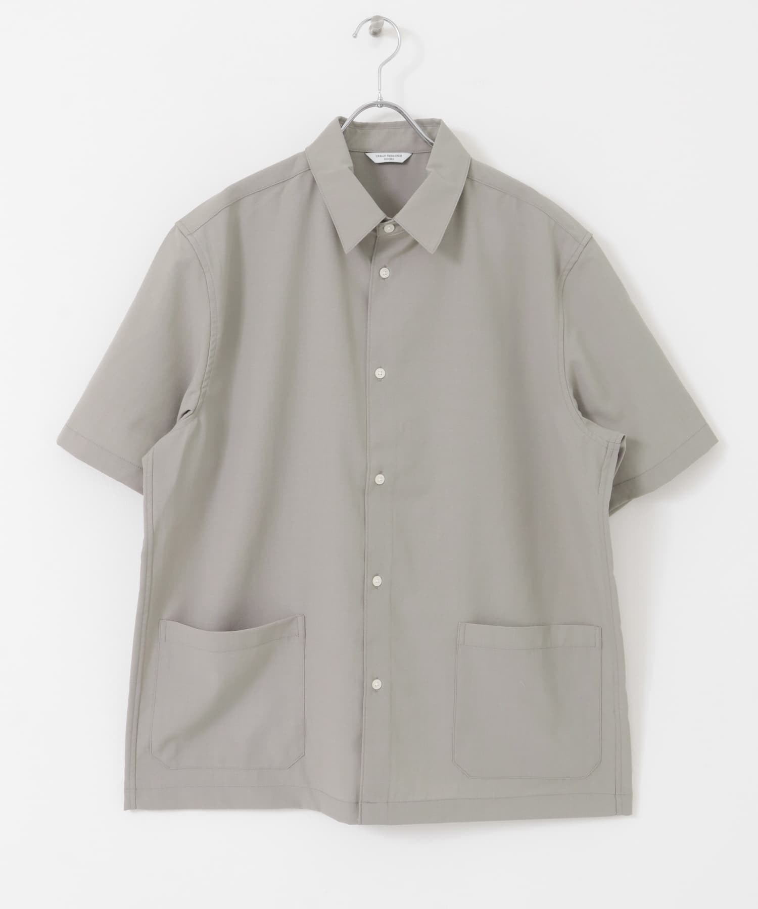 『UR TECH DRYLUXE』『イージーケア/速乾』レギュラーカラーシャツ GREIGE M