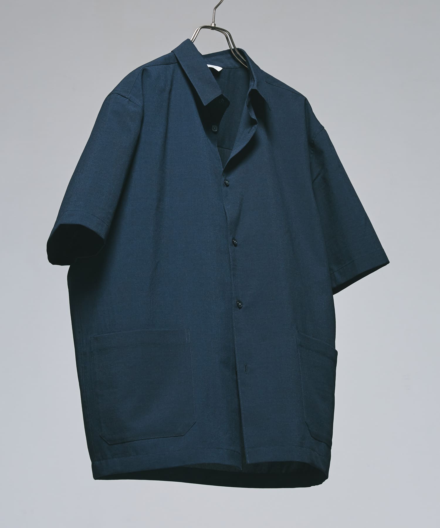 『UR TECH DRYLUXE』『イージーケア/速乾』レギュラーカラーシャツ NAVY XL