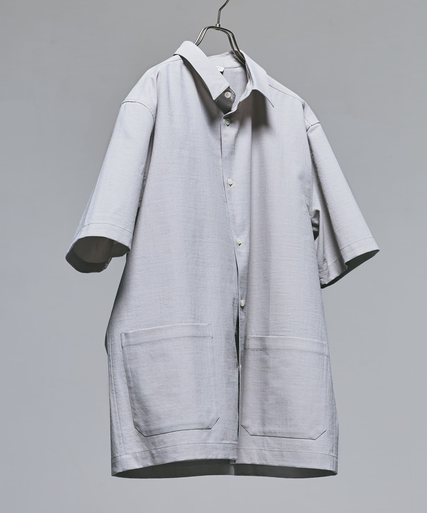 『UR TECH DRYLUXE』『イージーケア/速乾』レギュラーカラーシャツ L.GRAY L