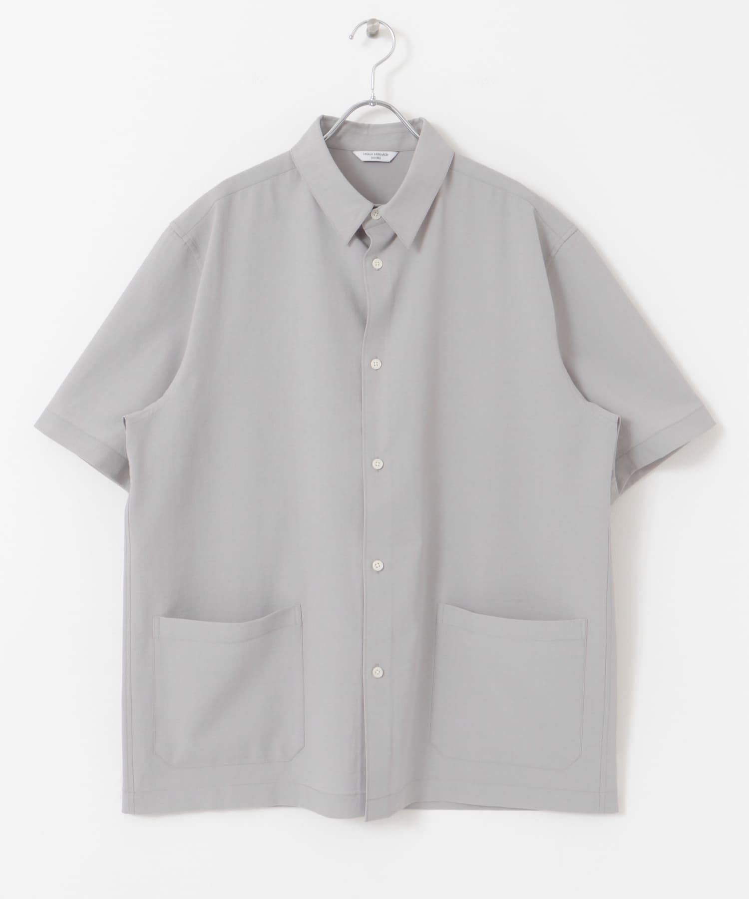 『UR TECH DRYLUXE』『イージーケア/速乾』レギュラーカラーシャツ L.GRAY M