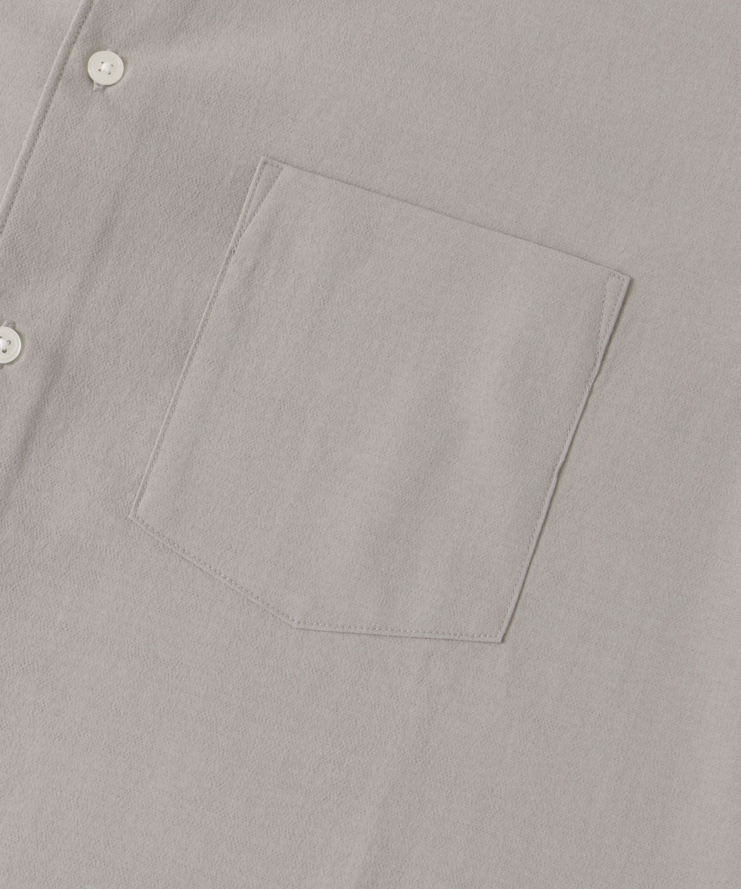 『一部WEB限定』『UR TECH DRYLUXE』バンドカラーシャツ GREIGE S