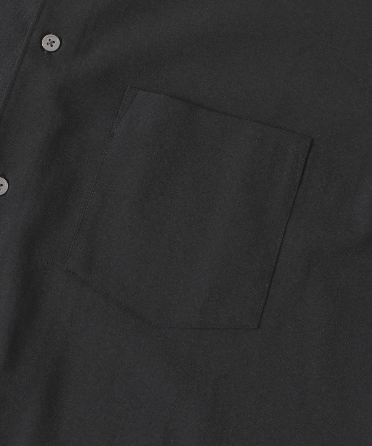 『一部WEB限定』『UR TECH DRYLUXE』バンドカラーシャツ BLACK S