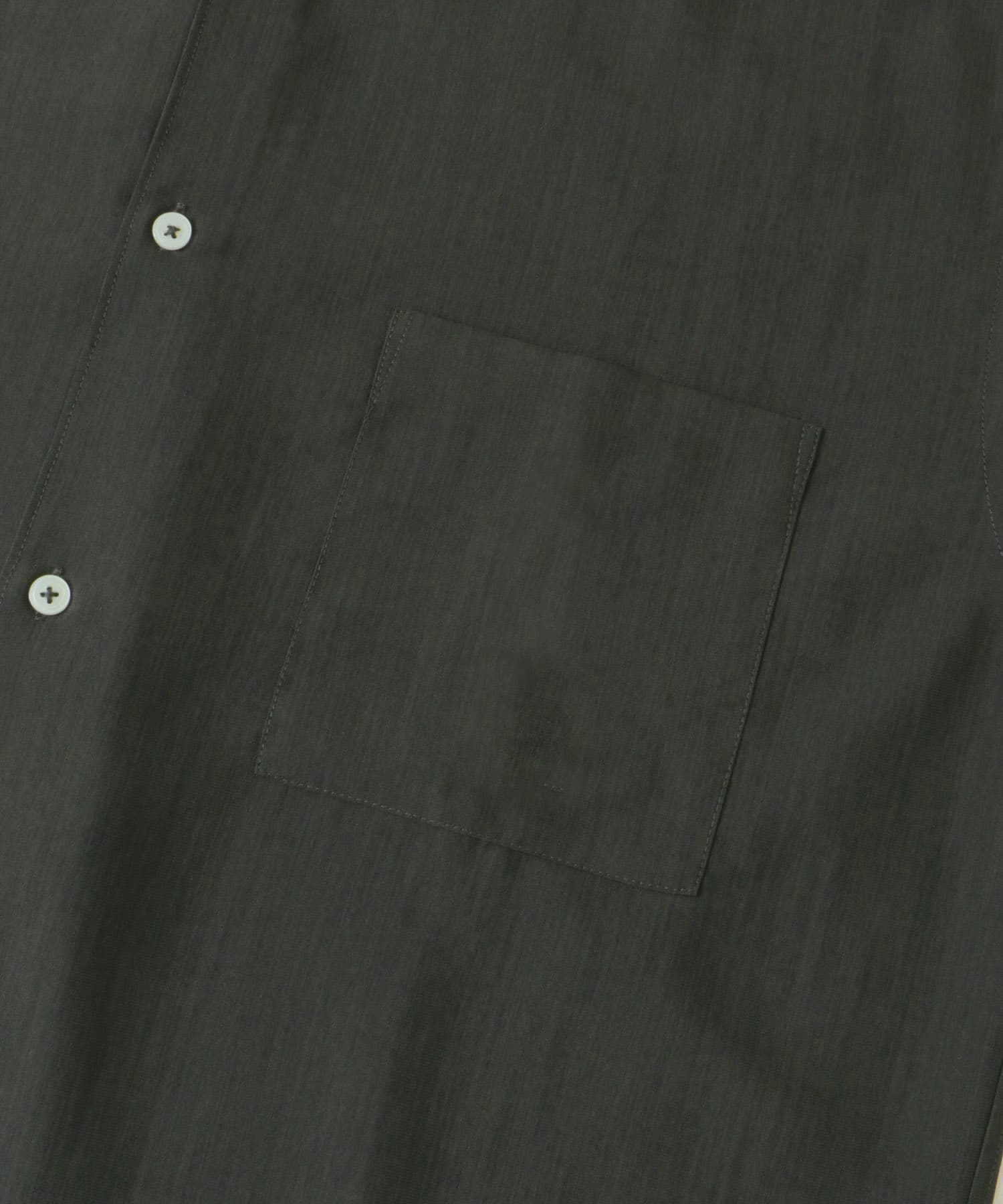 『XLサイズ/WEB限定』『吸水速乾』セオアルファバンドカラーショートスリーブ シャツ CHARCOAL M