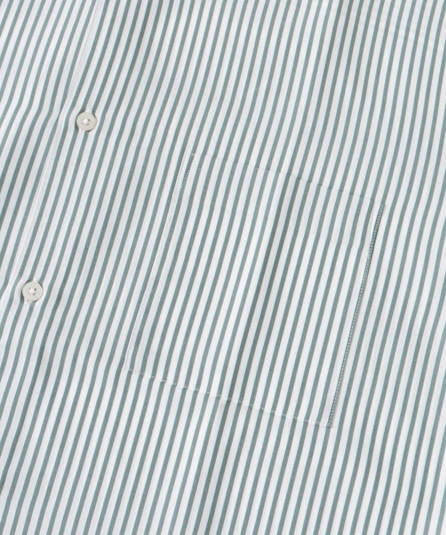 『XLサイズ/WEB限定』『吸水速乾』セオアルファバンドカラーショートスリーブ シャツ STRIPE M