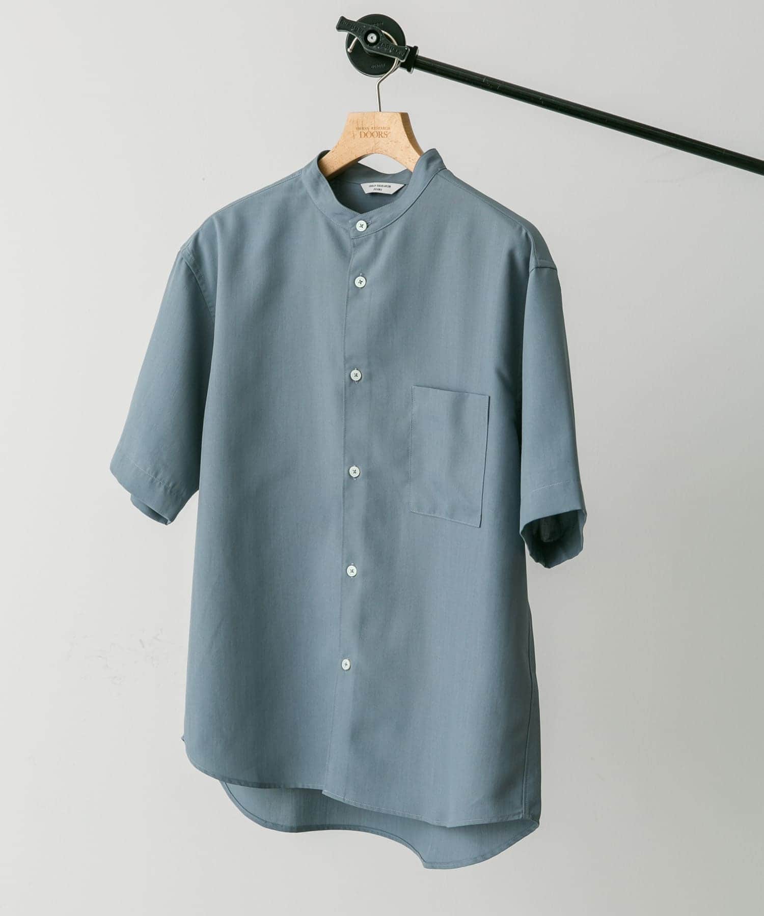 『XLサイズ/WEB限定』『吸水速乾』セオアルファバンドカラーショートスリーブ シャツ BLUE M