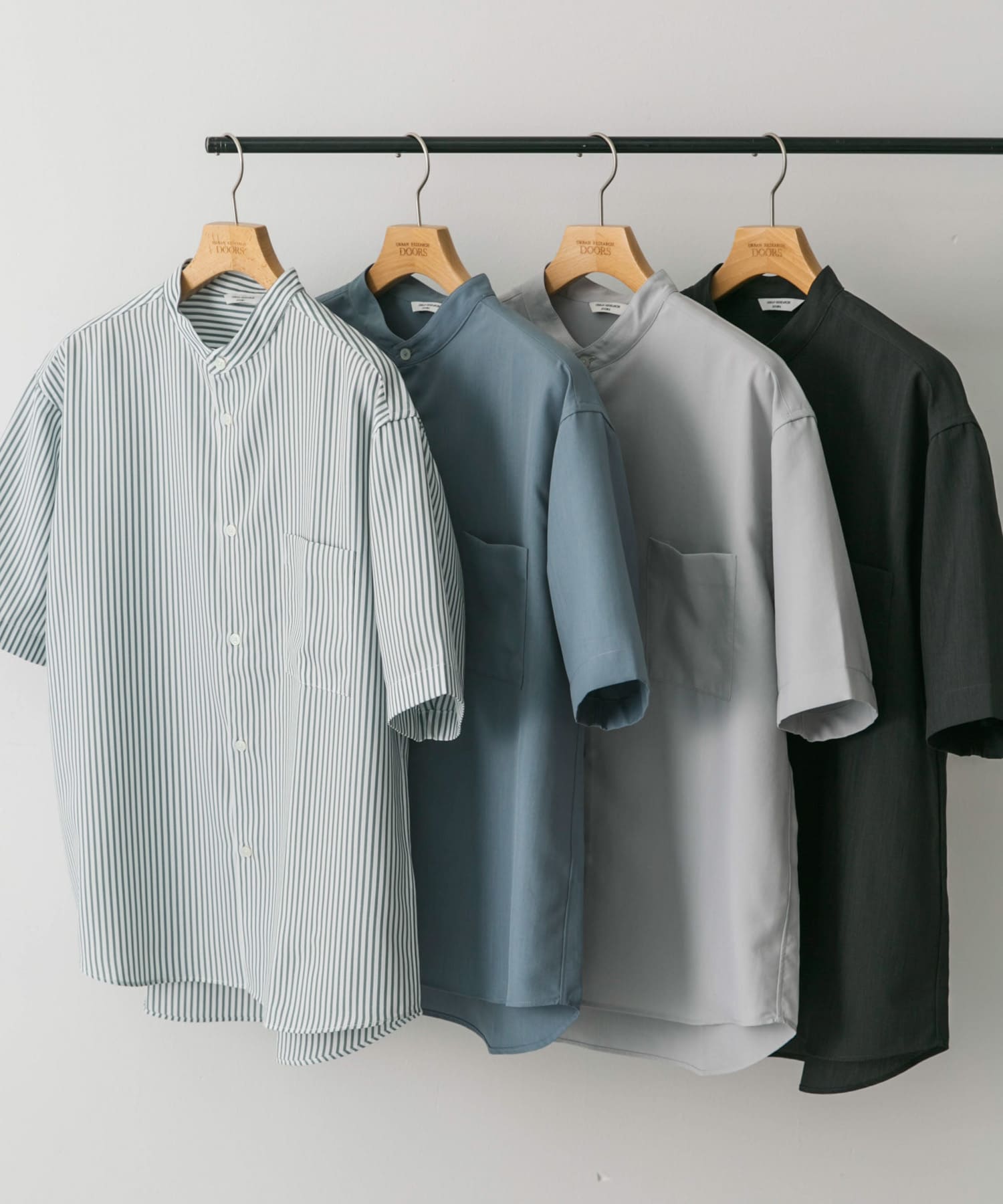 『XLサイズ/WEB限定』『吸水速乾』セオアルファバンドカラーショートスリーブ シャツ BLUE M