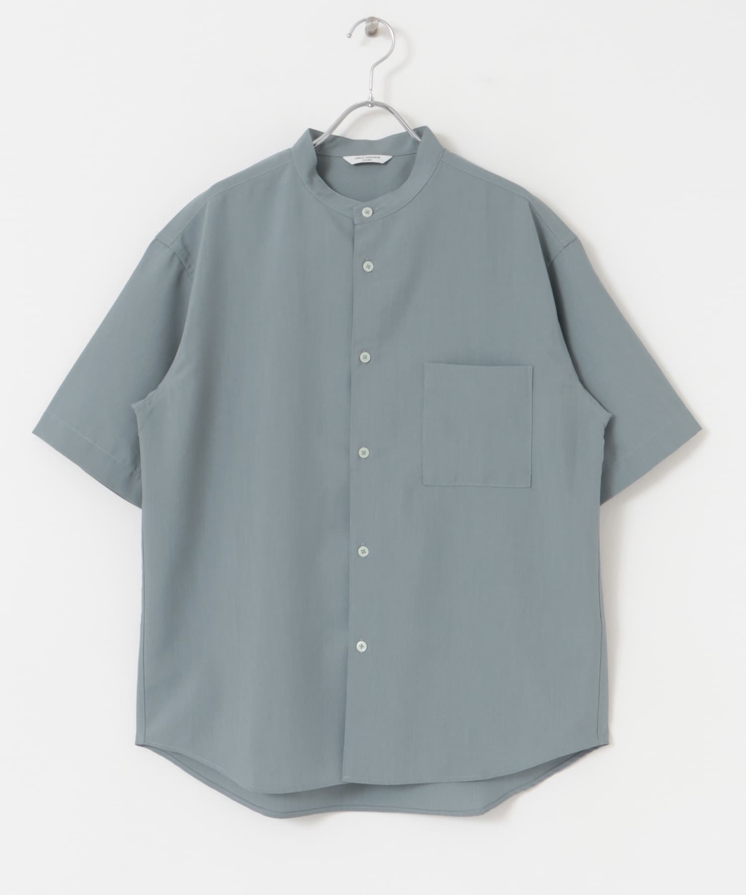 『XLサイズ/WEB限定』『吸水速乾』セオアルファバンドカラーショートスリーブ シャツ BLUE M