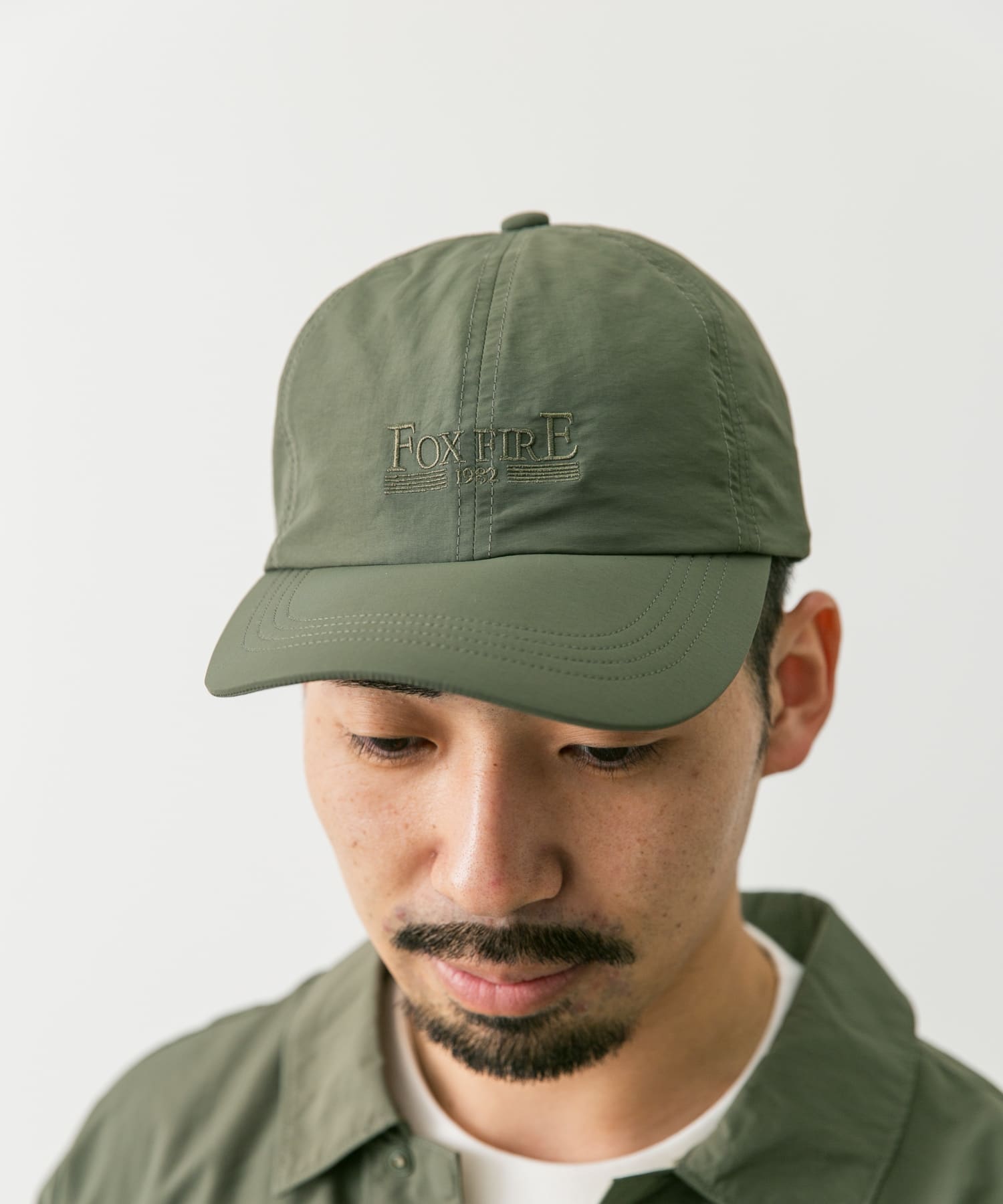 『別注』Foxfire×DOORS　ナイロン6P CAP OLIVE -