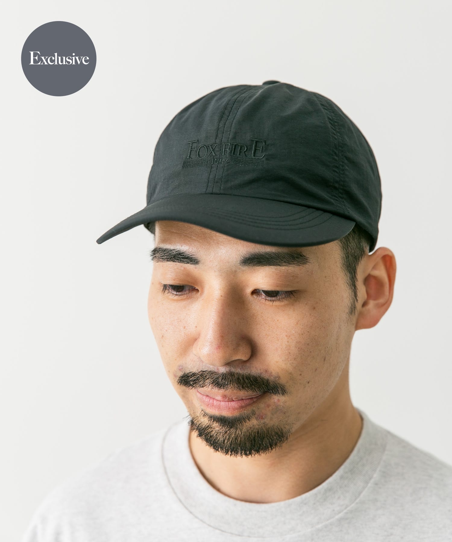 『別注』Foxfire×DOORS　ナイロン6P CAP BLACK -