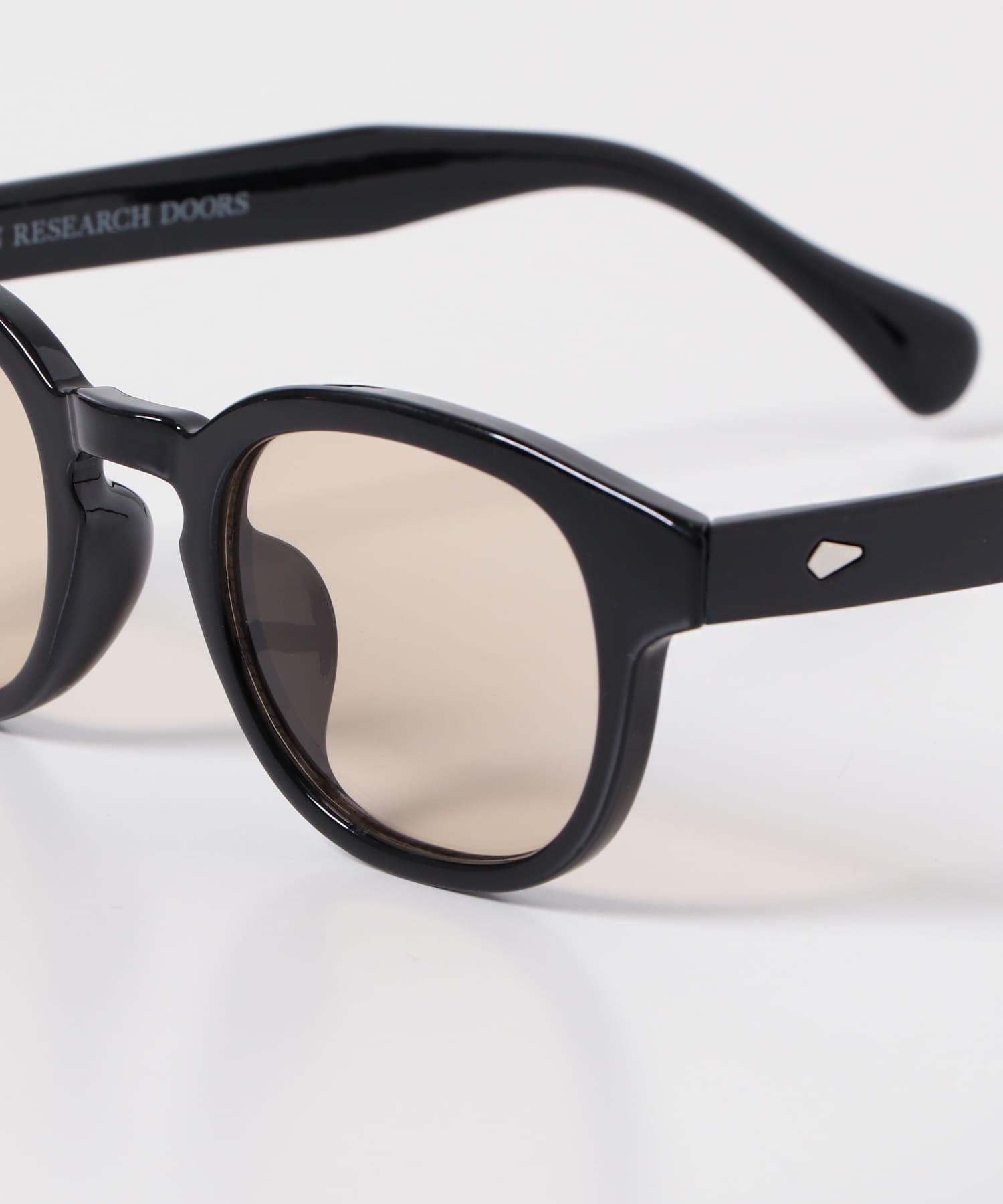 ウェリントンサングラス BLK/BROWN -