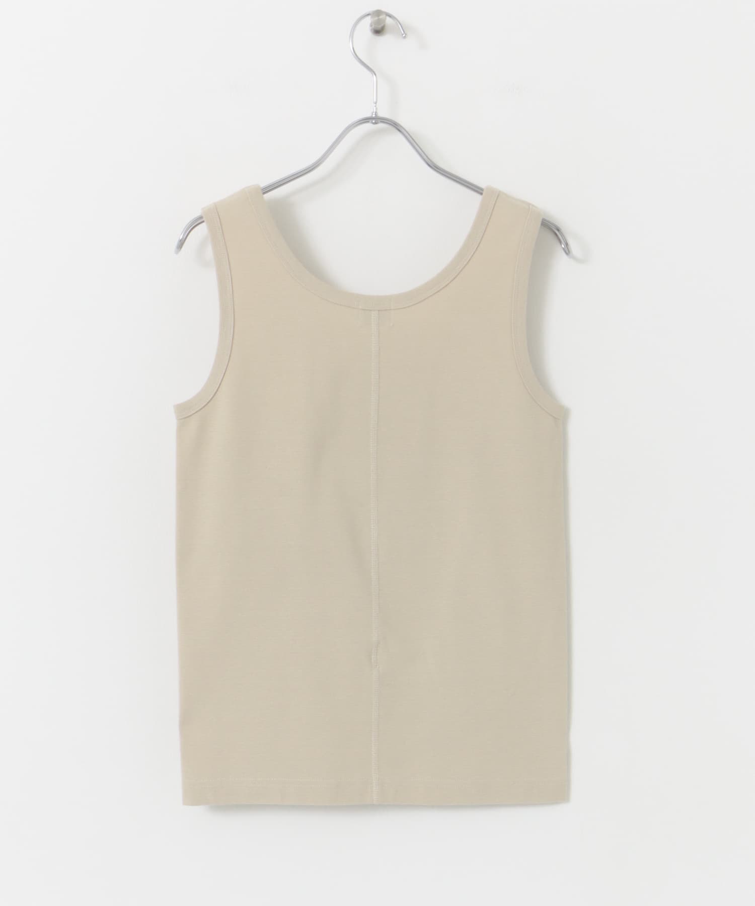 リップルベーシックタンクトップ BEIGE M