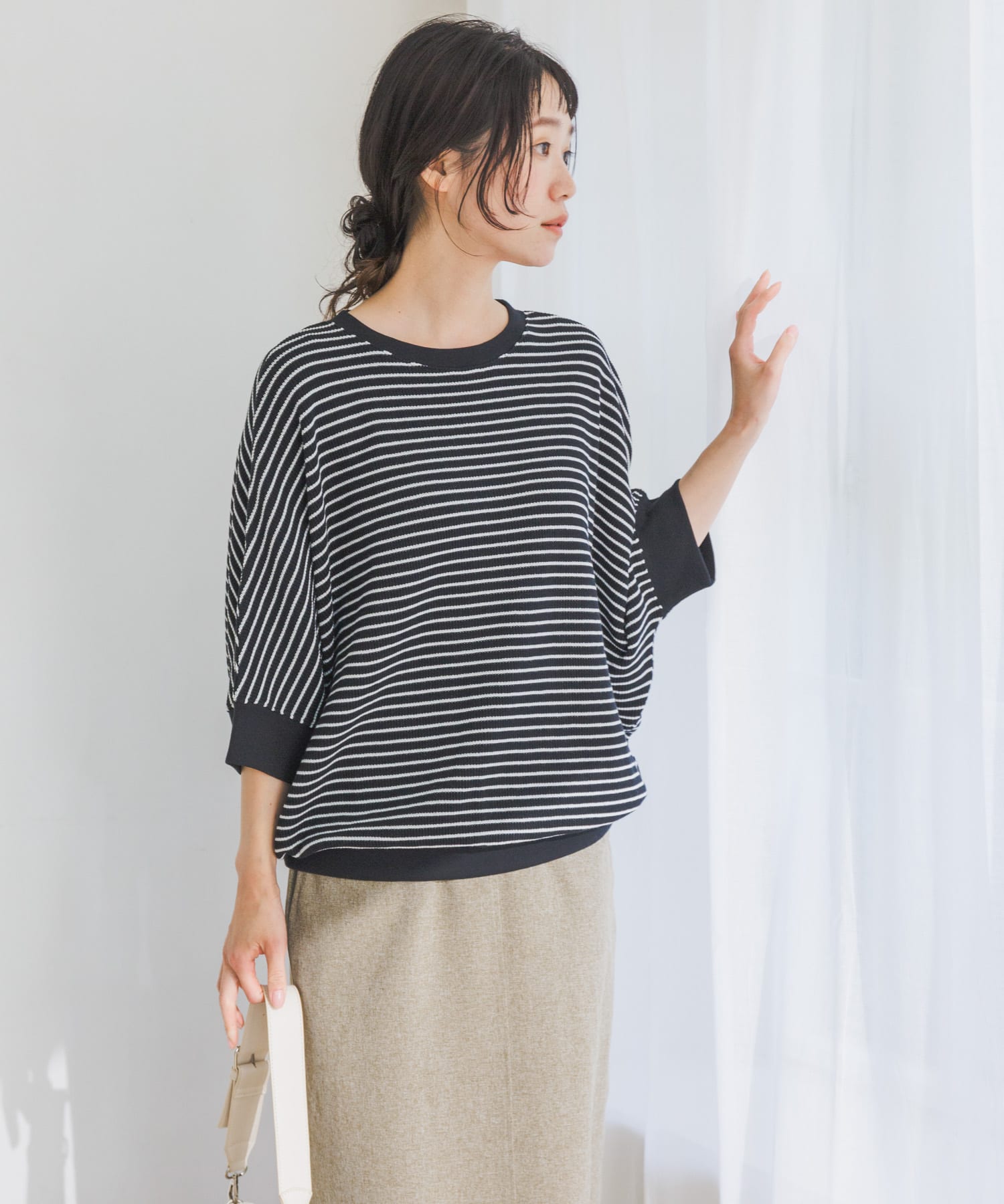 タックフライスワイドTシャツ