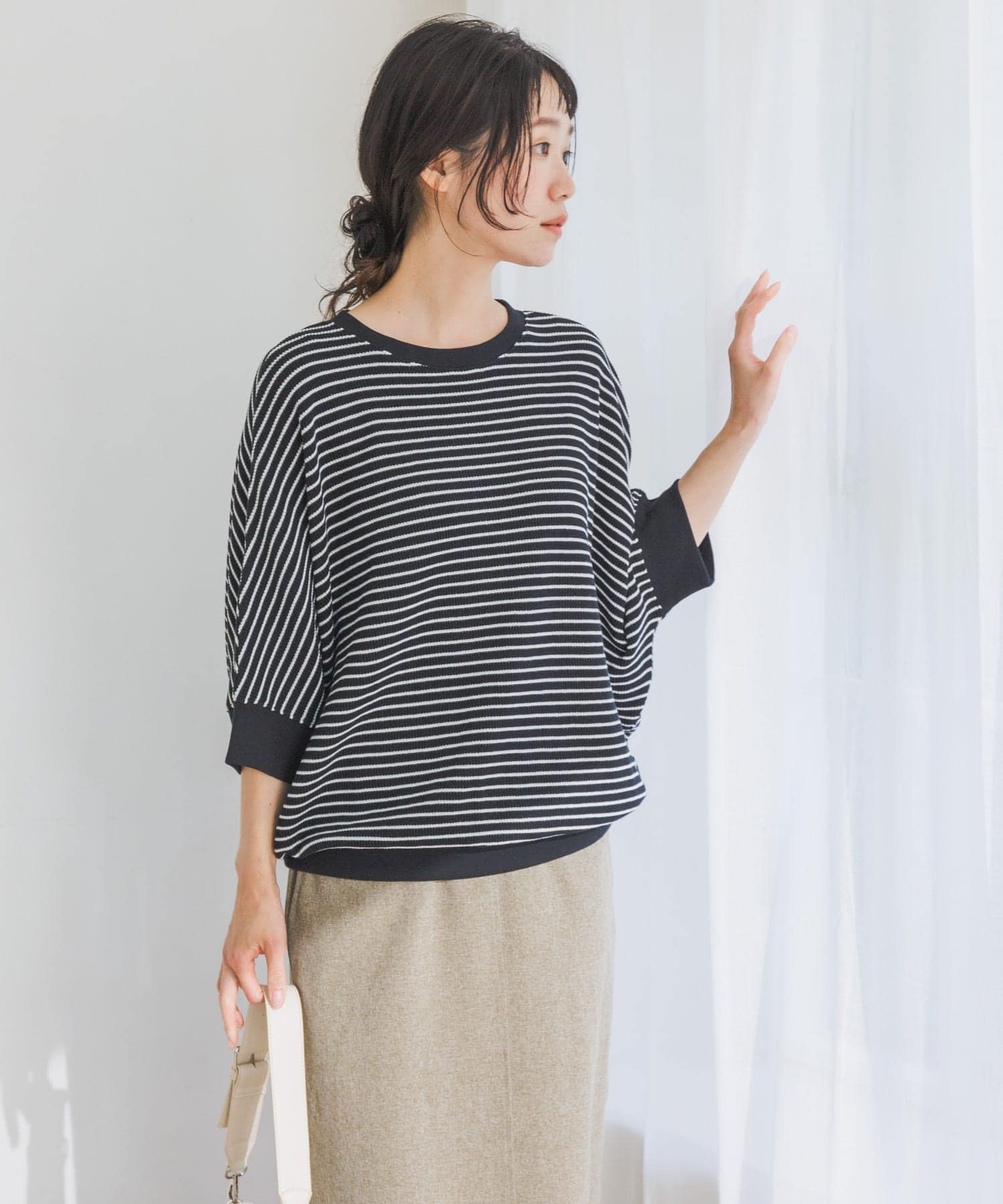 タックフライスワイドTシャツ