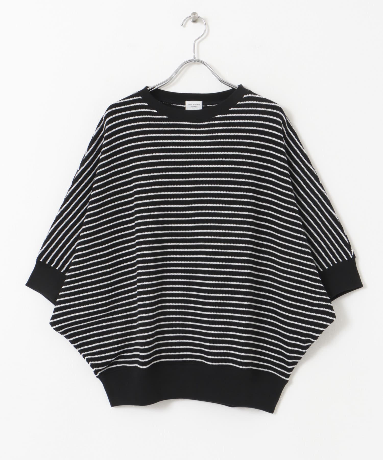 タックフライスワイドTシャツ BLK×OFF M