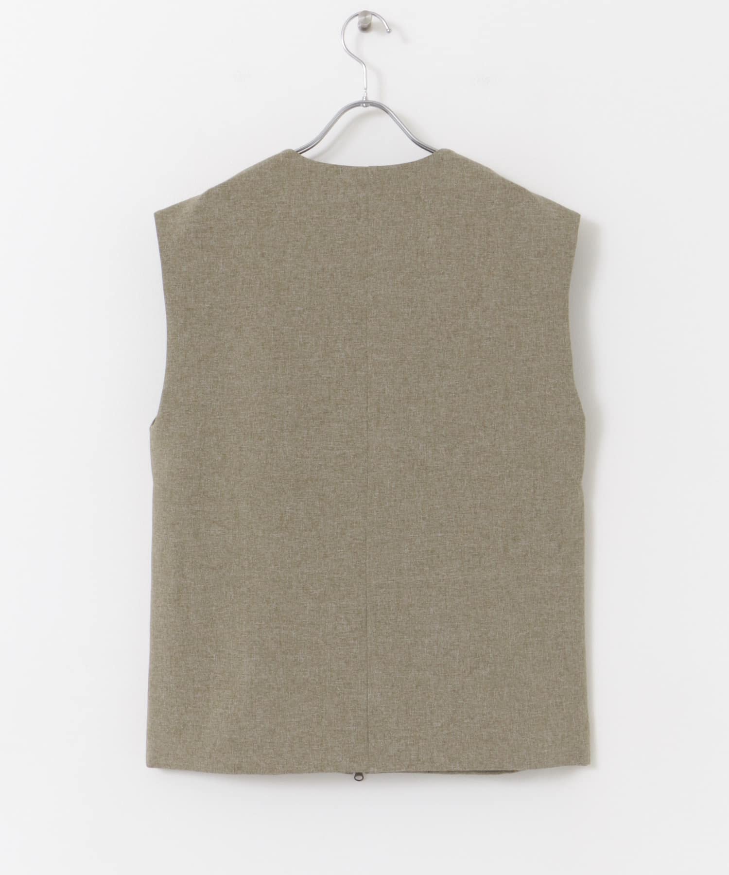 『UR TECH DRYLUXE』フロントZIPベスト KHAKIBROWN M
