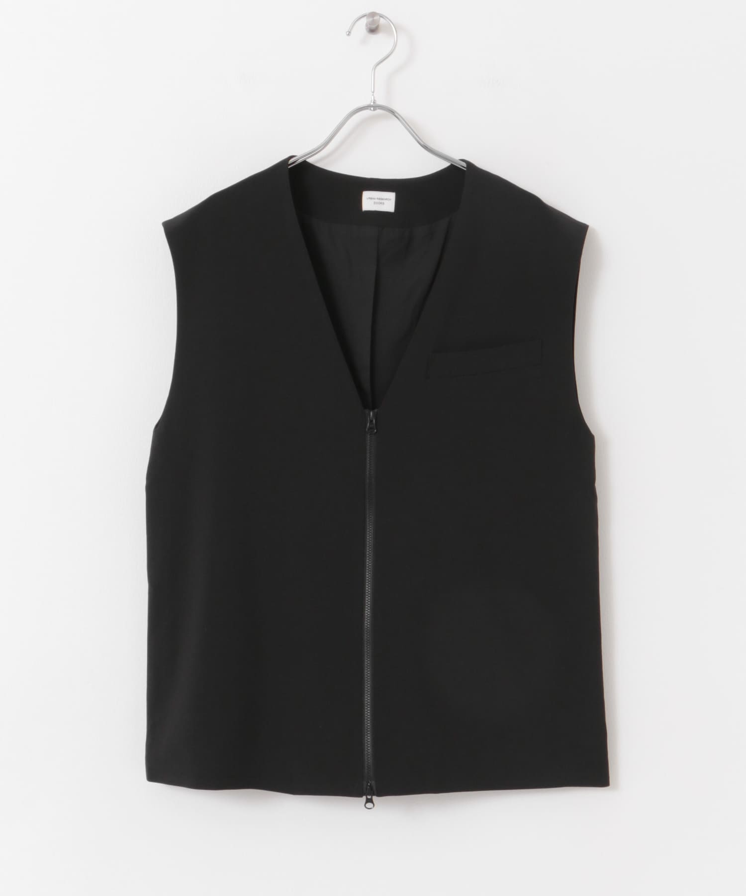 『UR TECH DRYLUXE』フロントZIPベスト BLACK M