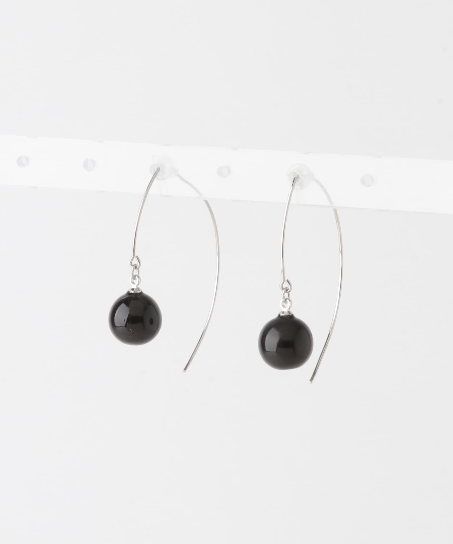 バッファローホーンピアス BLACK one