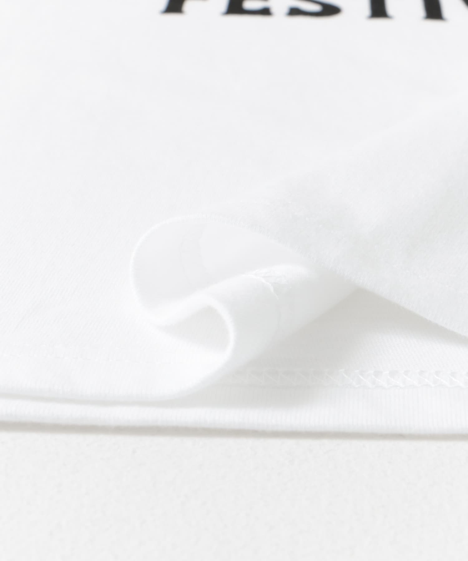 TGF オフィシャルロゴプリントTシャツ(KIDS) WHITE 120