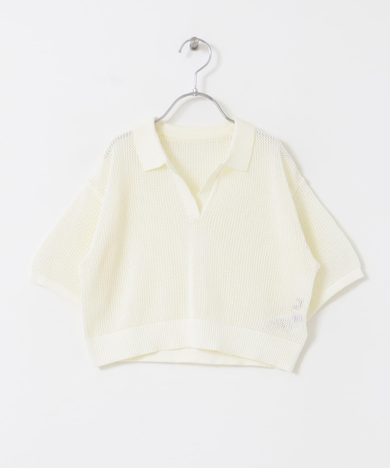 クロップドメッシュシャツ(KIDS) OFF 120