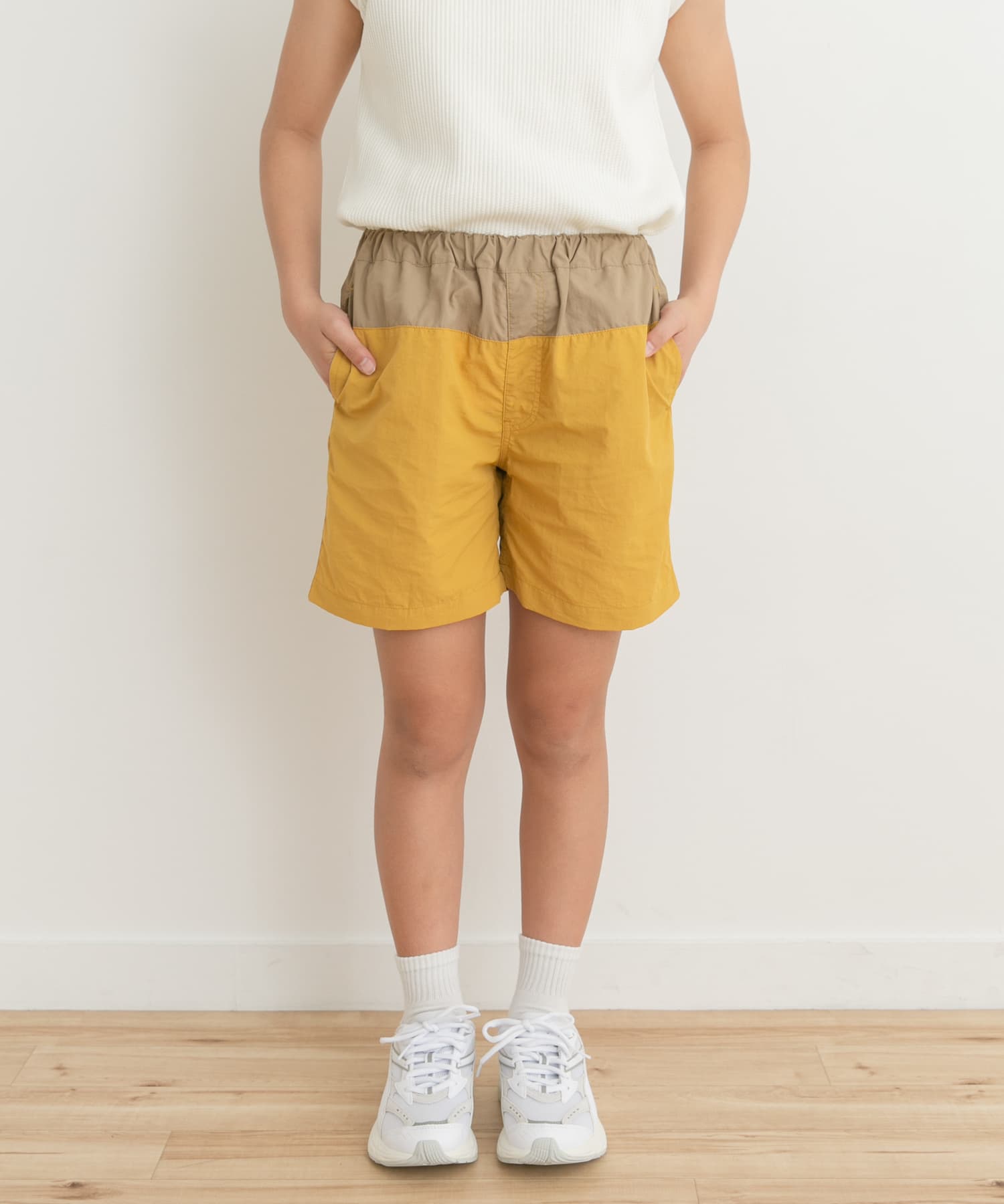 撥水バイカラーショーツ(KIDS)