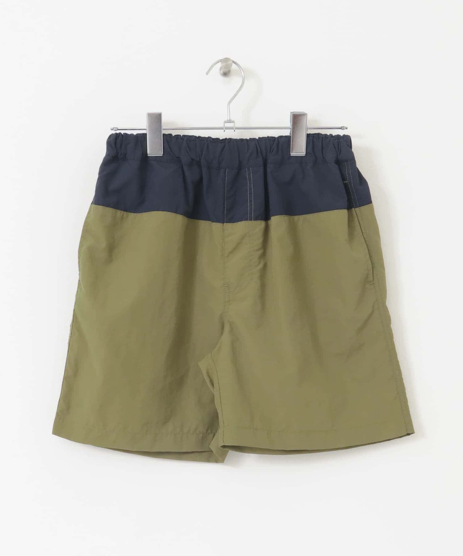 撥水バイカラーショーツ(KIDS) KHK×NVY 150
