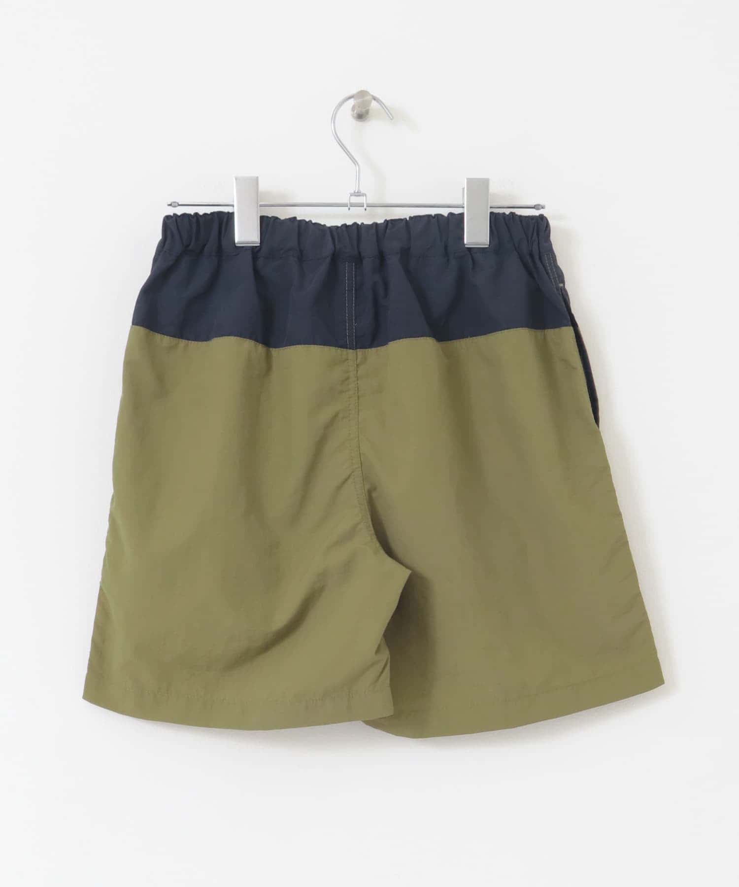 撥水バイカラーショーツ(KIDS) KHK×NVY 150