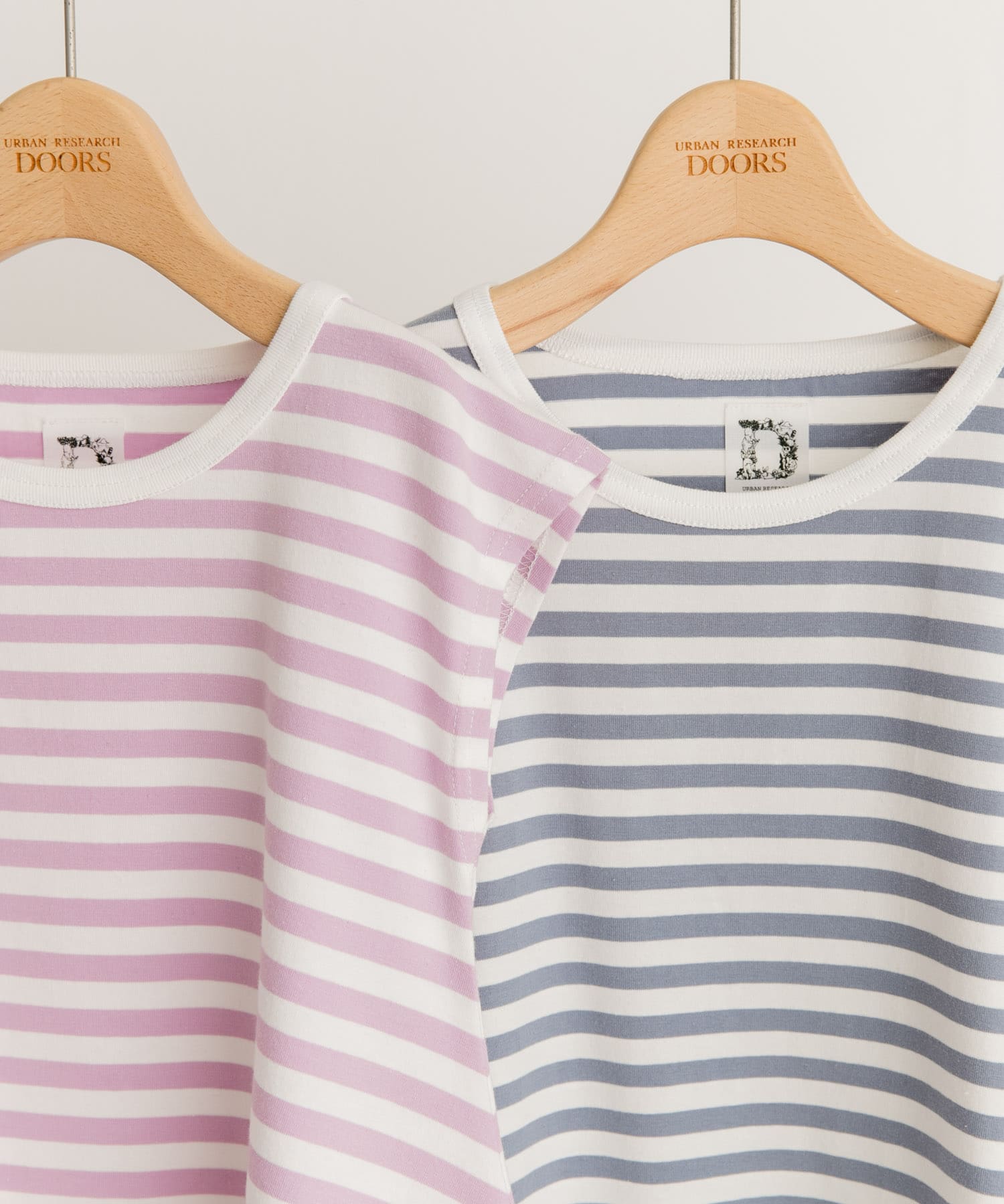 ボーダーフレアワンピース(KIDS) PURPLE 120