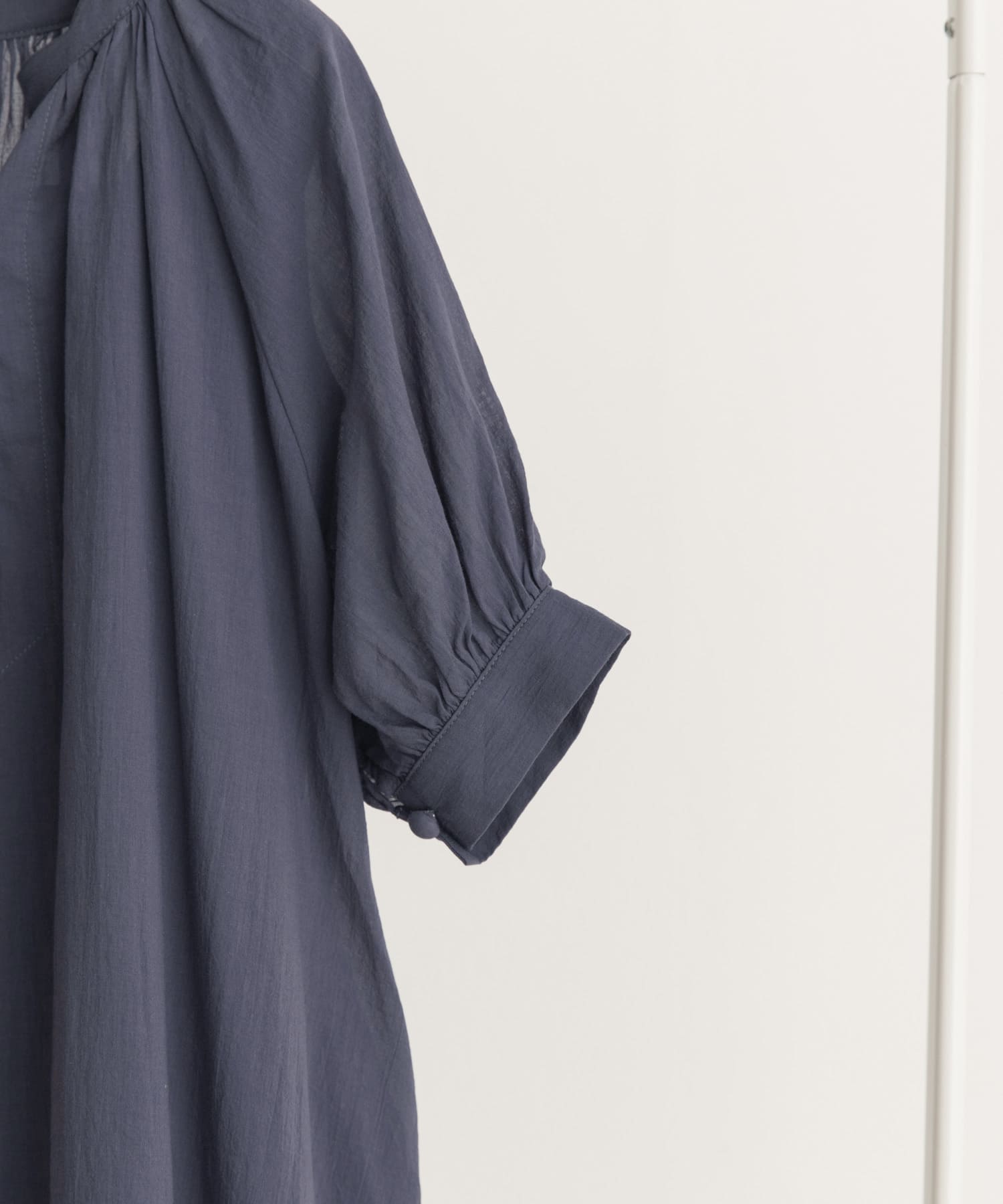 『親子リンク』コットンボイルカフタンワンピース(KIDS) NAVY 135