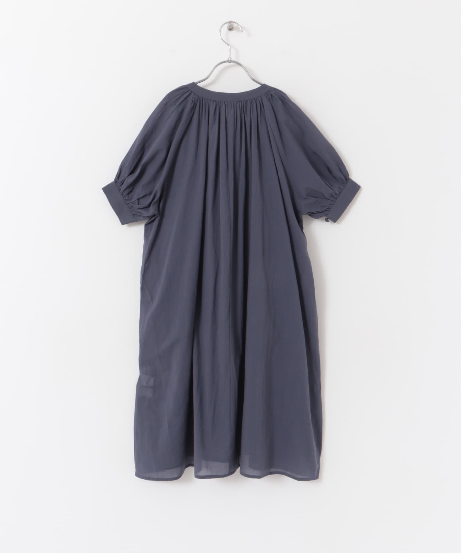 『親子リンク』コットンボイルカフタンワンピース(KIDS) NAVY 105